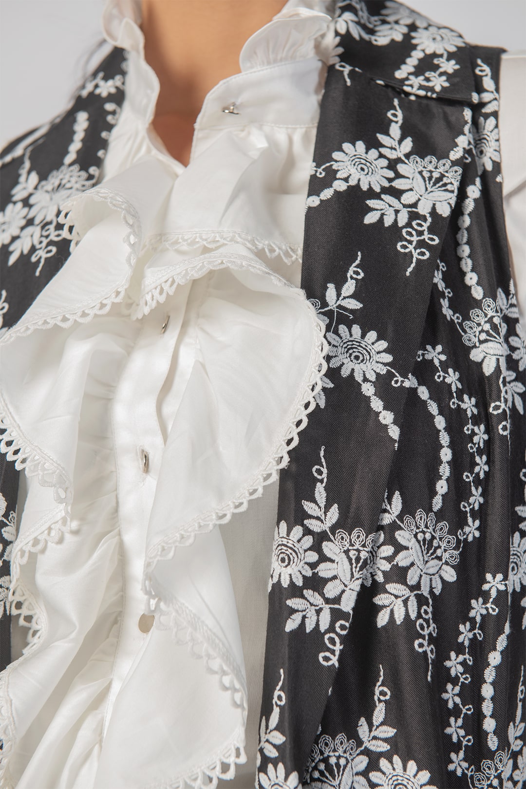 Tiare Wool Black Jacket Co-Ord Set