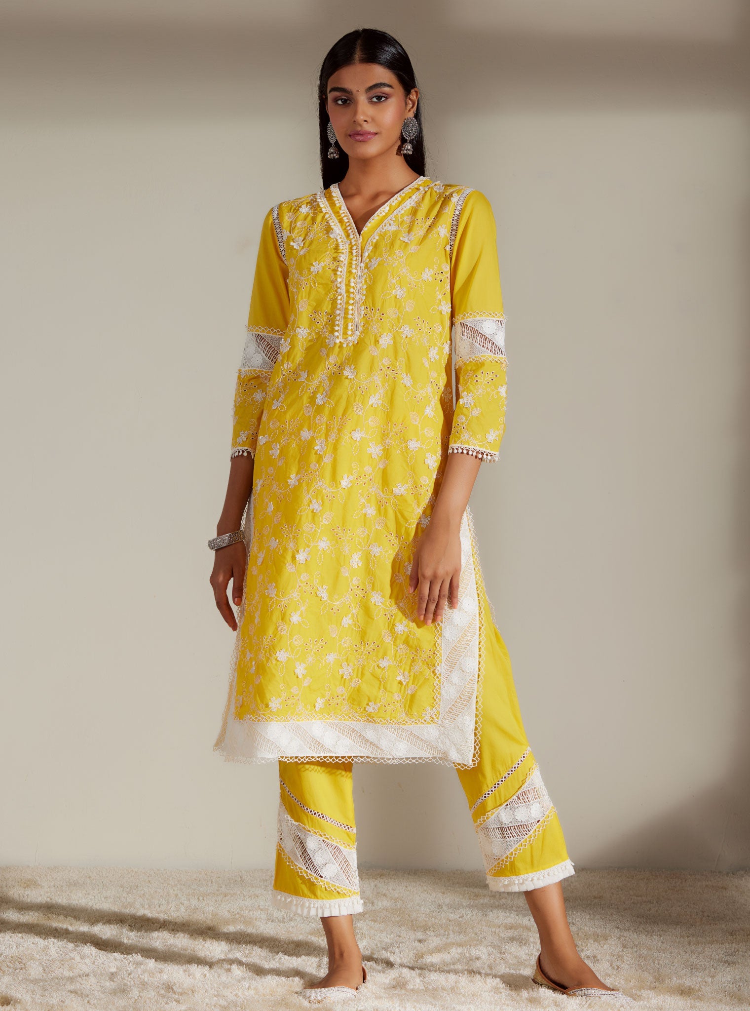 Alice Supima Cotton Mango Kurta Set