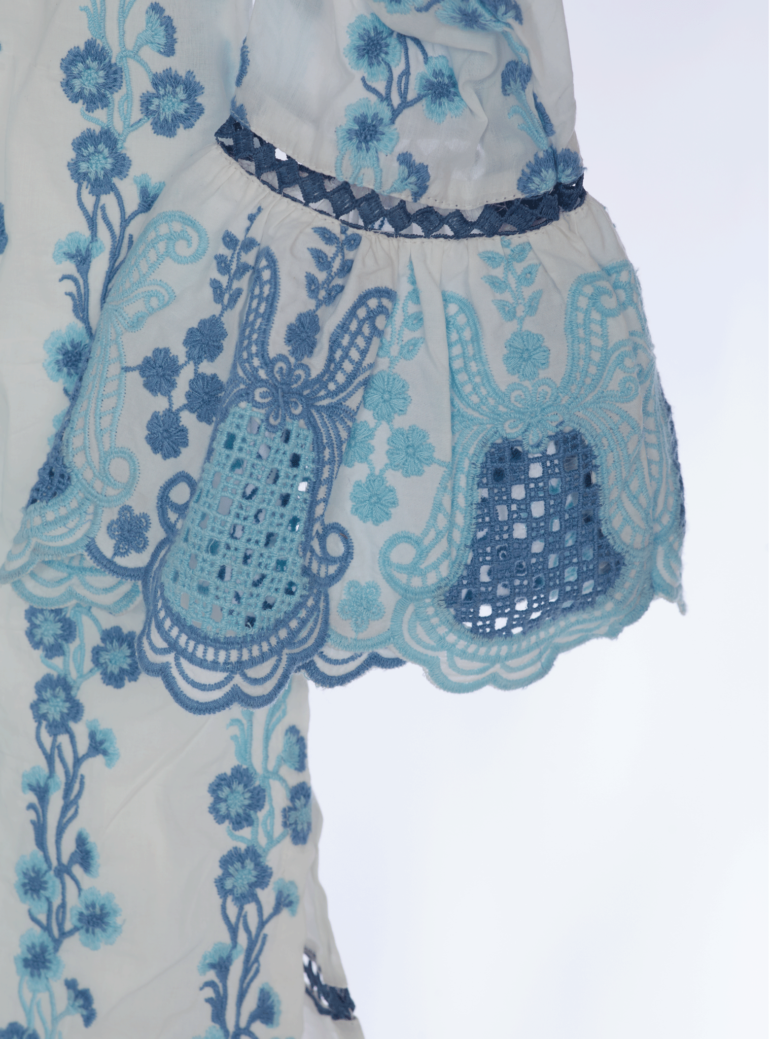 Bess Supima Cotton White Kurta Set