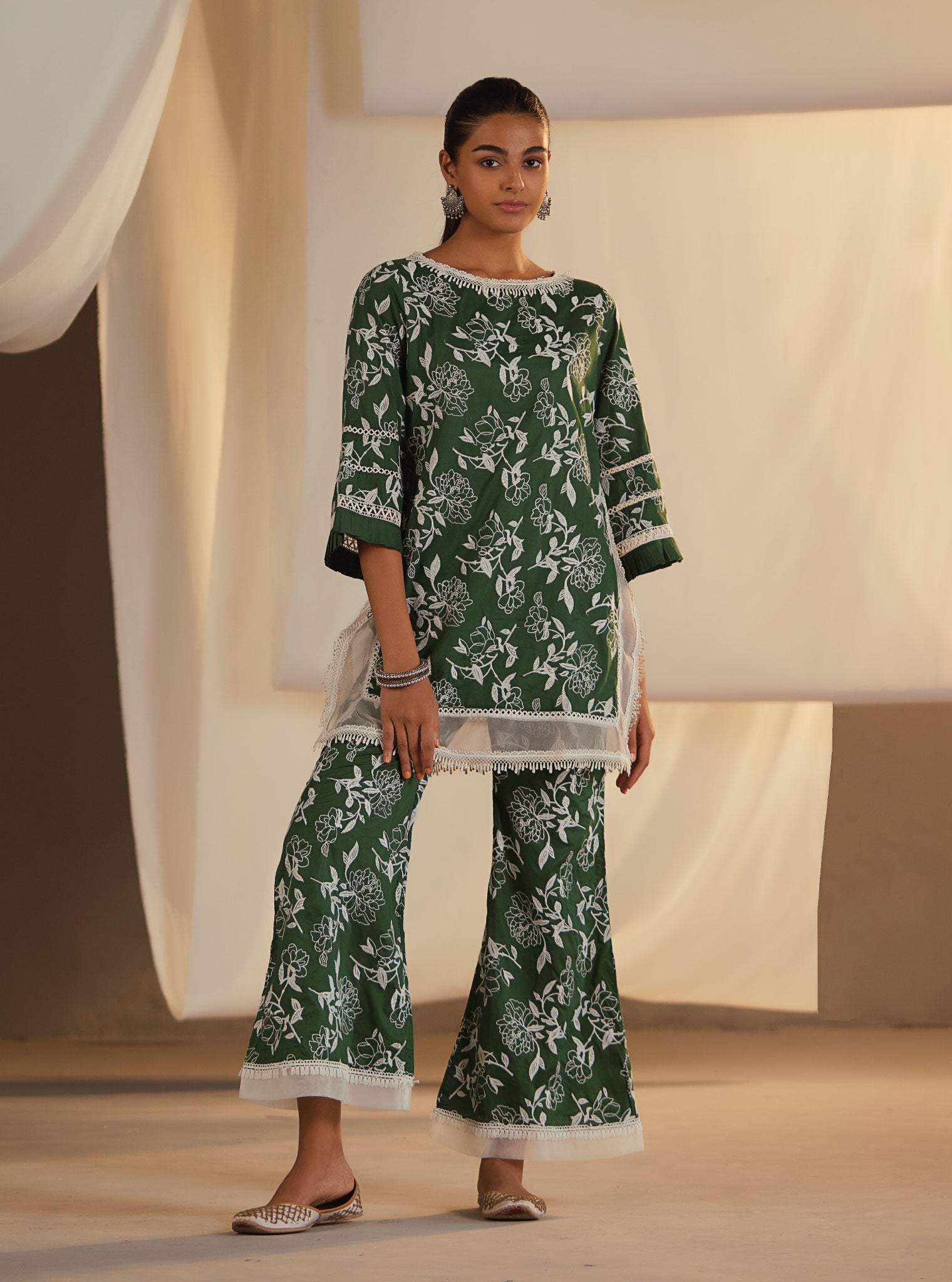 Hydrangea Supima Cotton Kurta Set