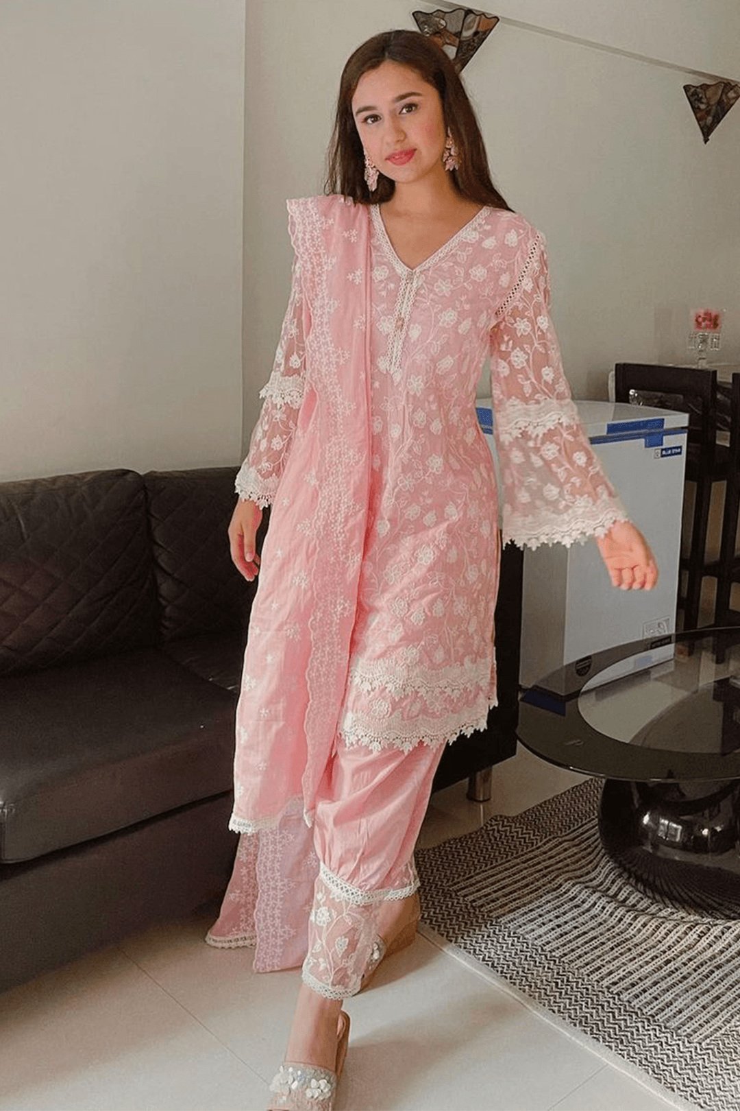 Mulmul Cotton ALEEZA Kurta With ALEEZA PANT