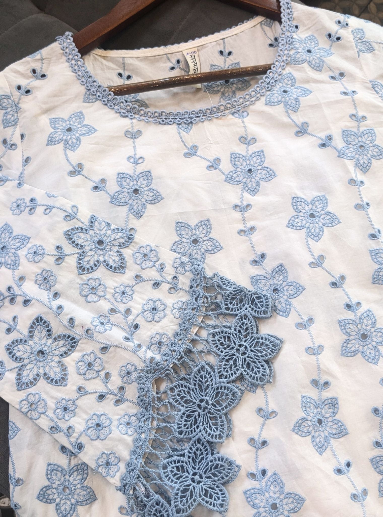 Mia Supima Cotton White Co-ord Set