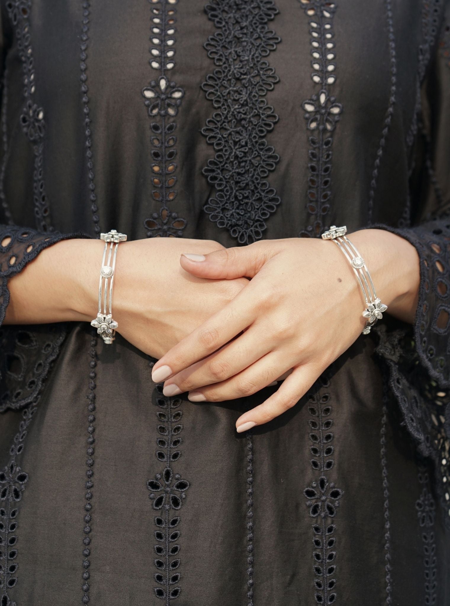 Pure Silver Navya Bangle