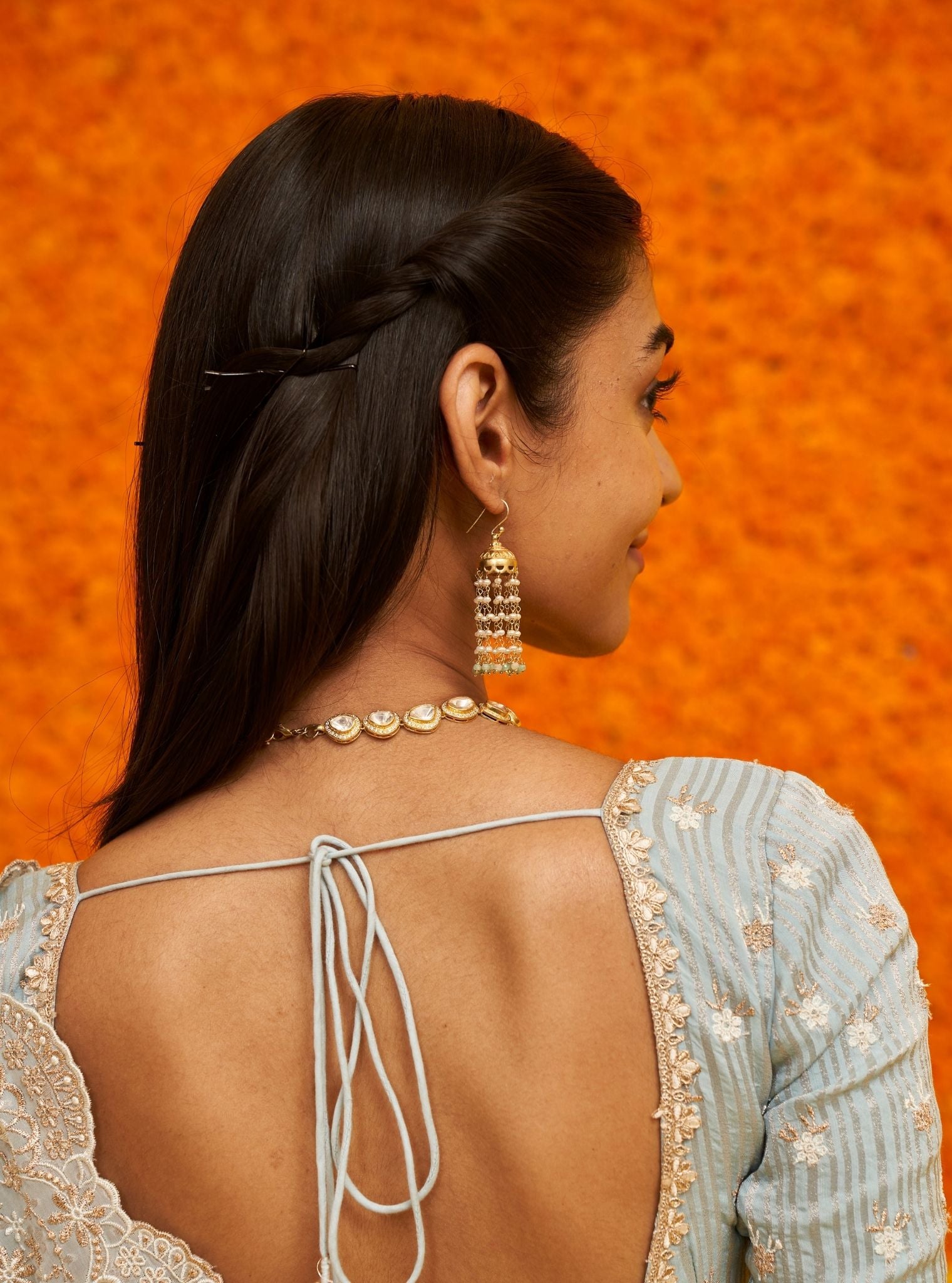 Pure Silver Ker Jhumki