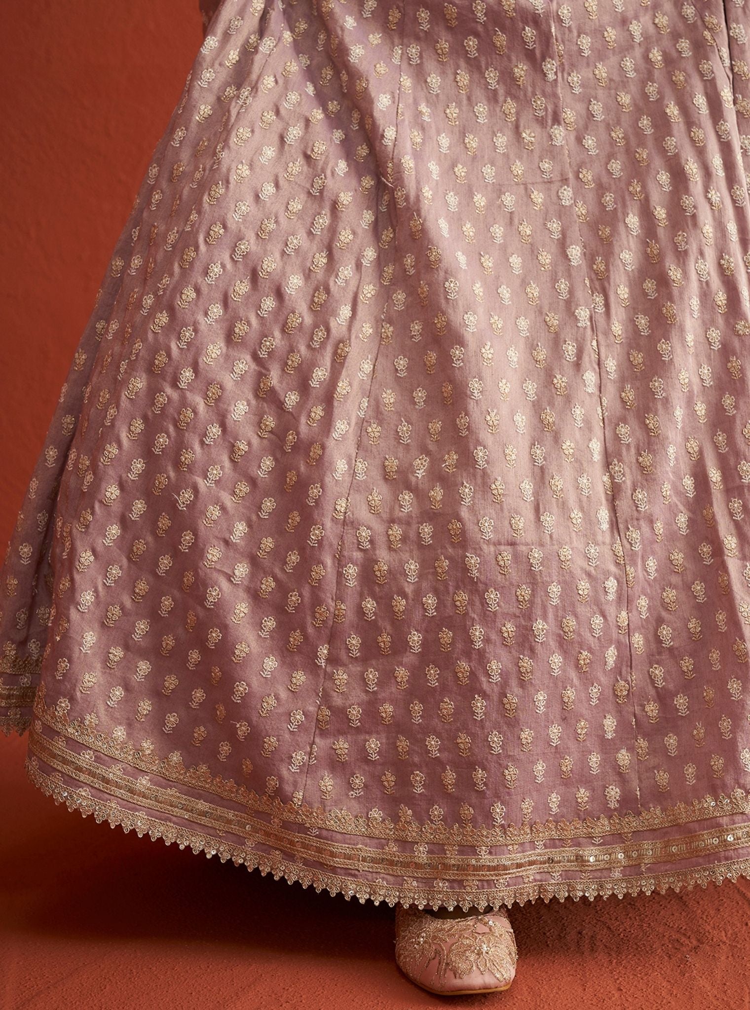 Mulmul Organza Heeriye Lilac Dupatta