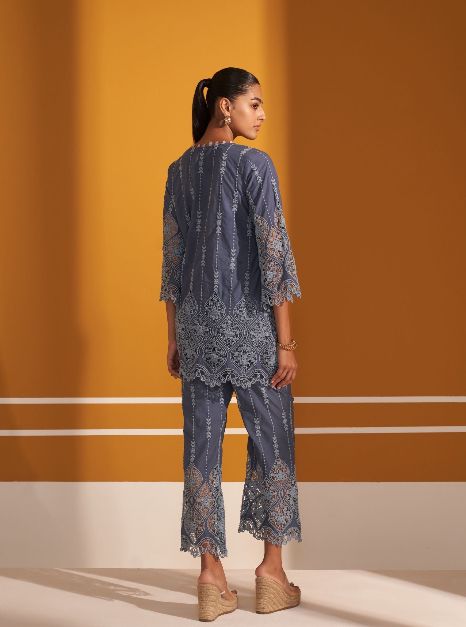 Pepy Supima Cotton Navy Co-ord Set