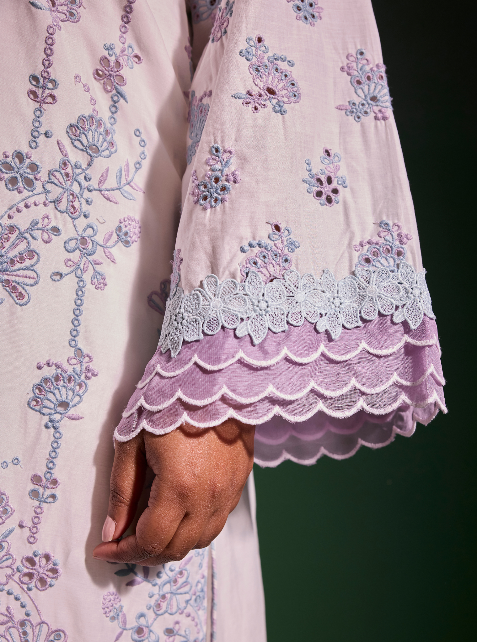 Nair Supima Cotton Off White Kurta Set