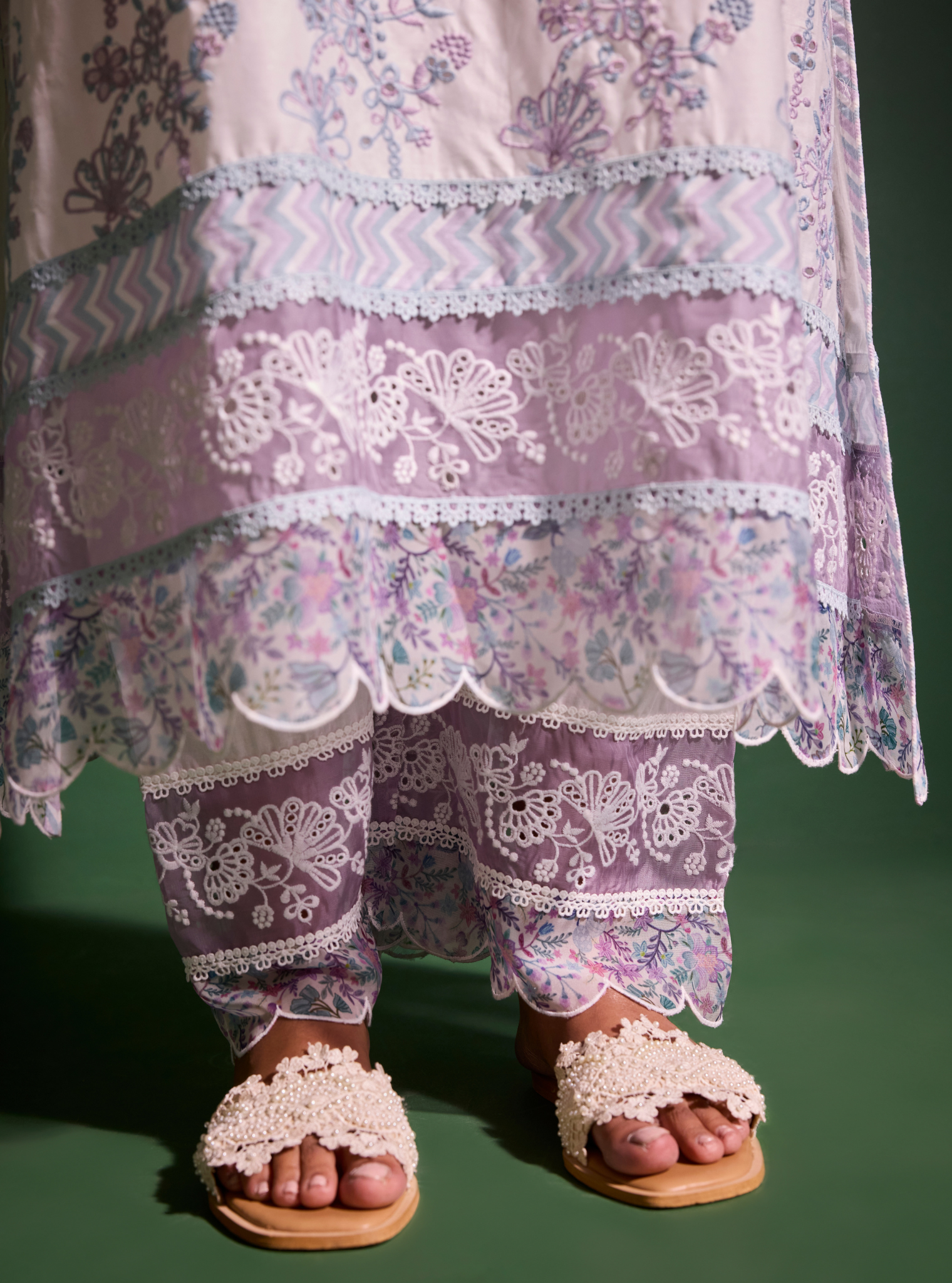 Nair Supima Cotton Off White Kurta Set