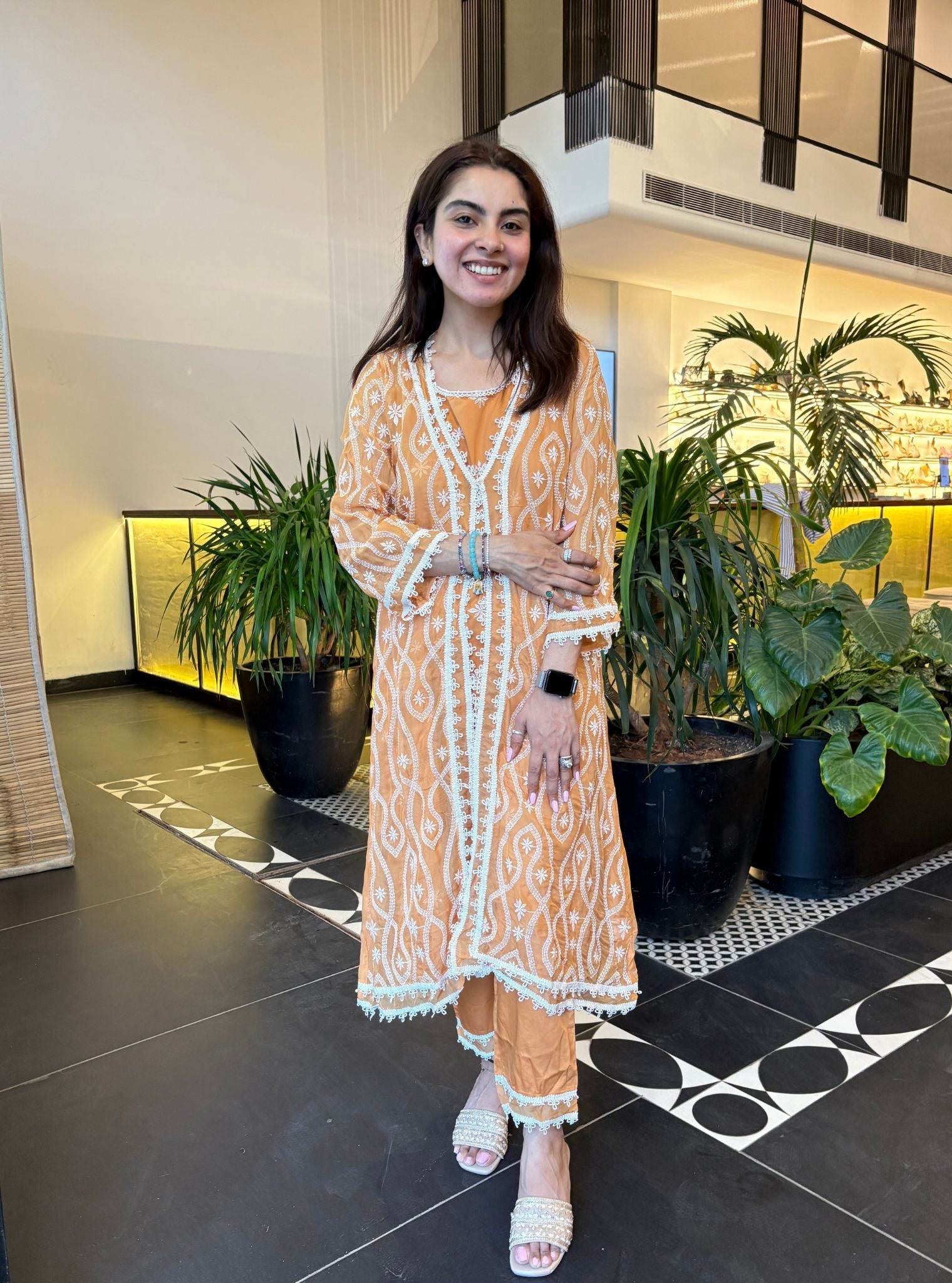 Tavisa Organza Mango Kurta Set