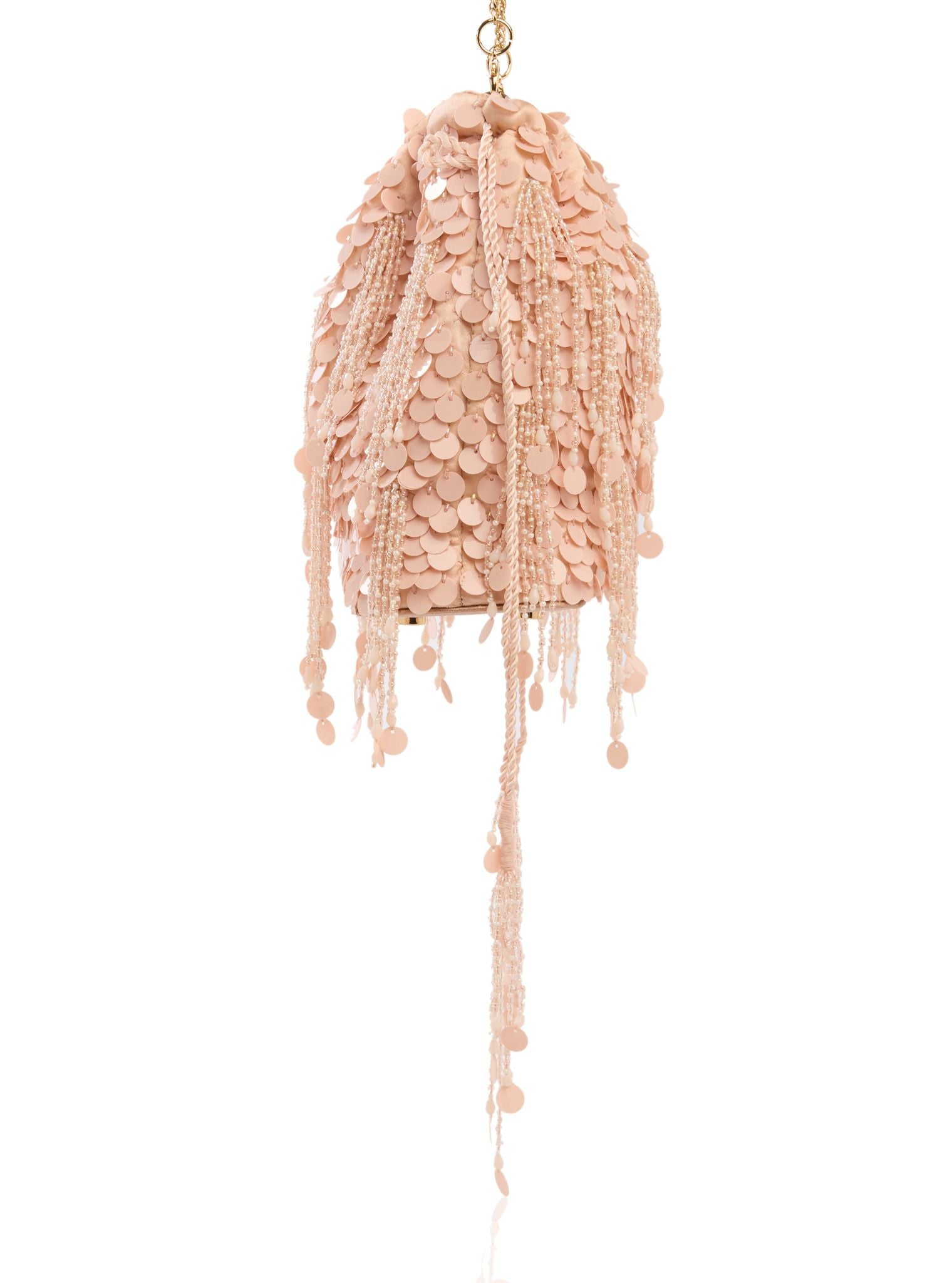 Roze Pink Tassel Potli Bag