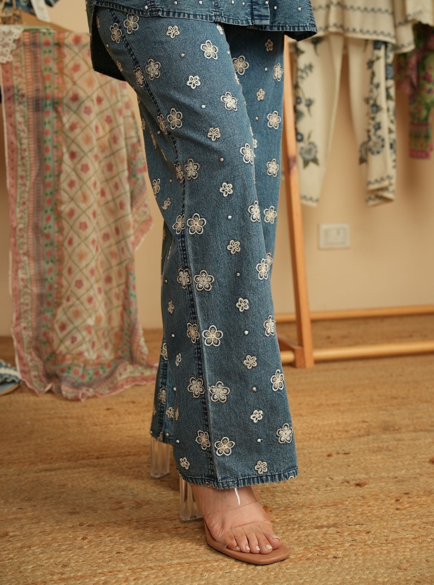 Winslet Denim Shirt & Pant Set