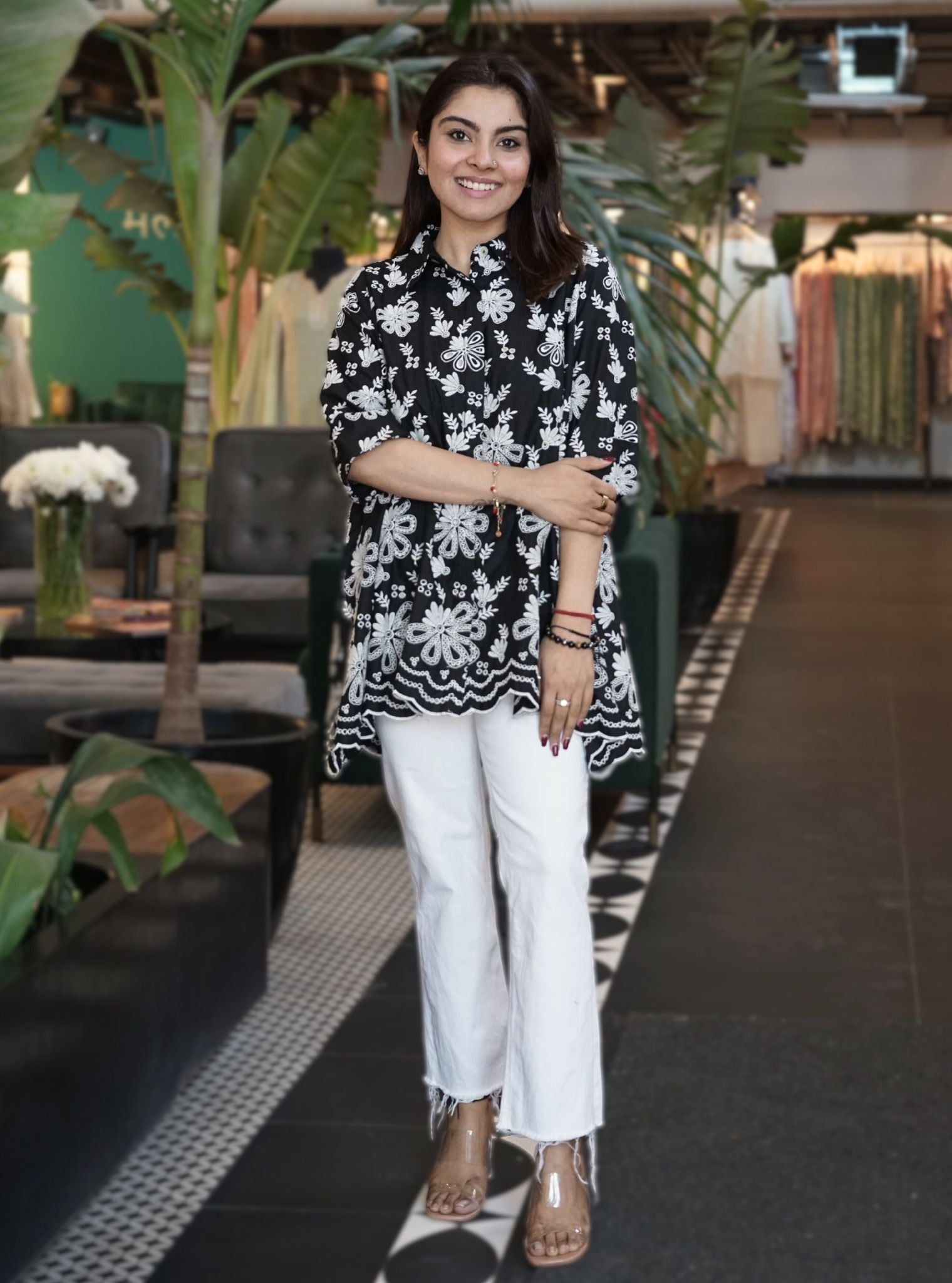 Chiara Iconic Supima Cotton Black Shirt