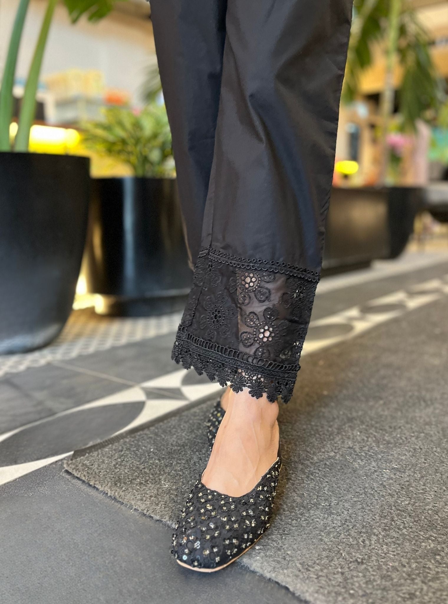 Ceil Supima Cotton Black Co-ord Set