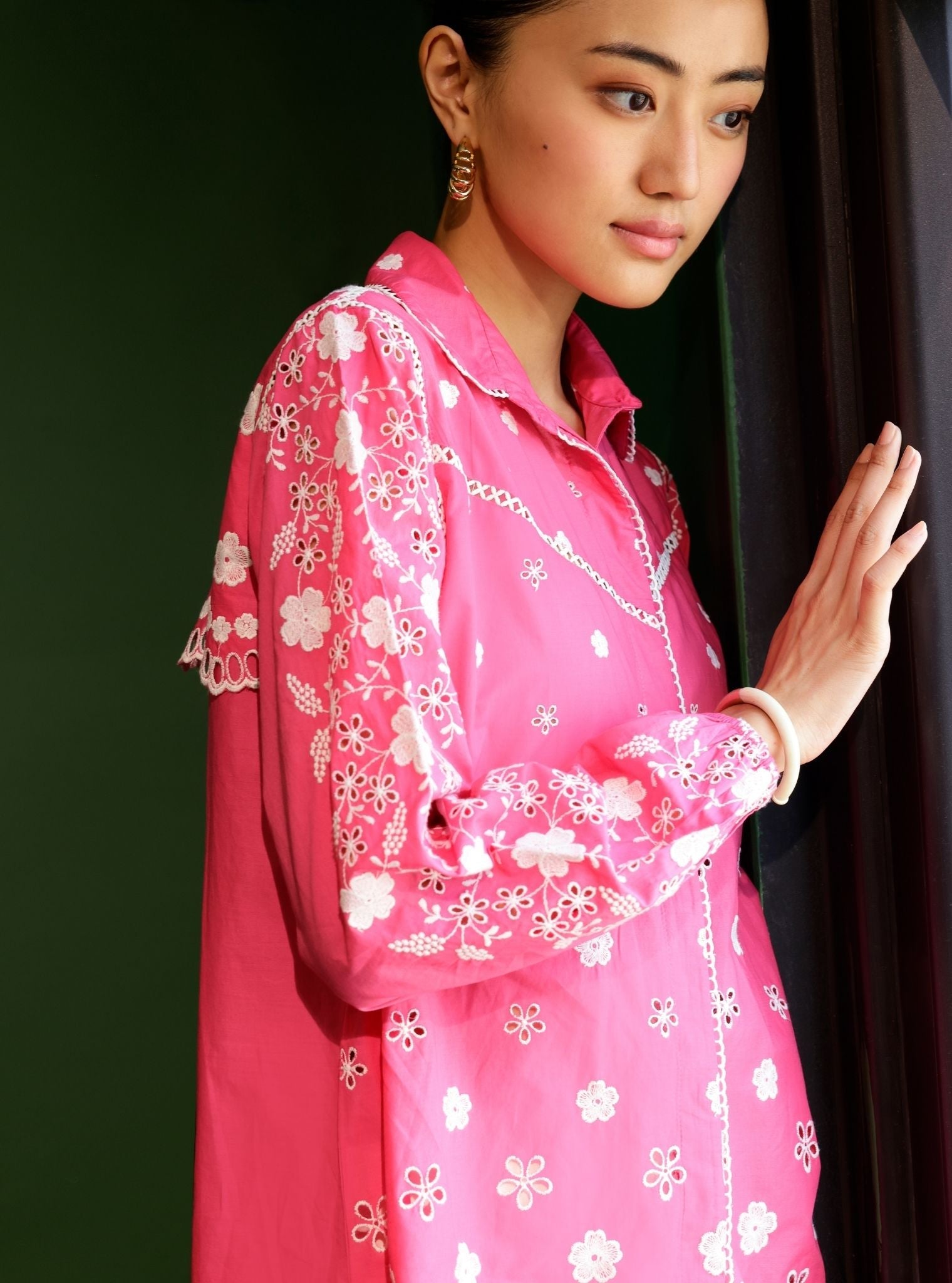 Blaine Supima Cotton Fuschia Shirt