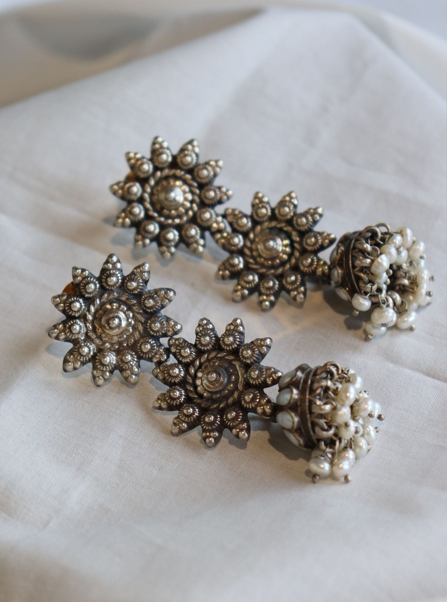 Pure Silver Shyla Jhumki
