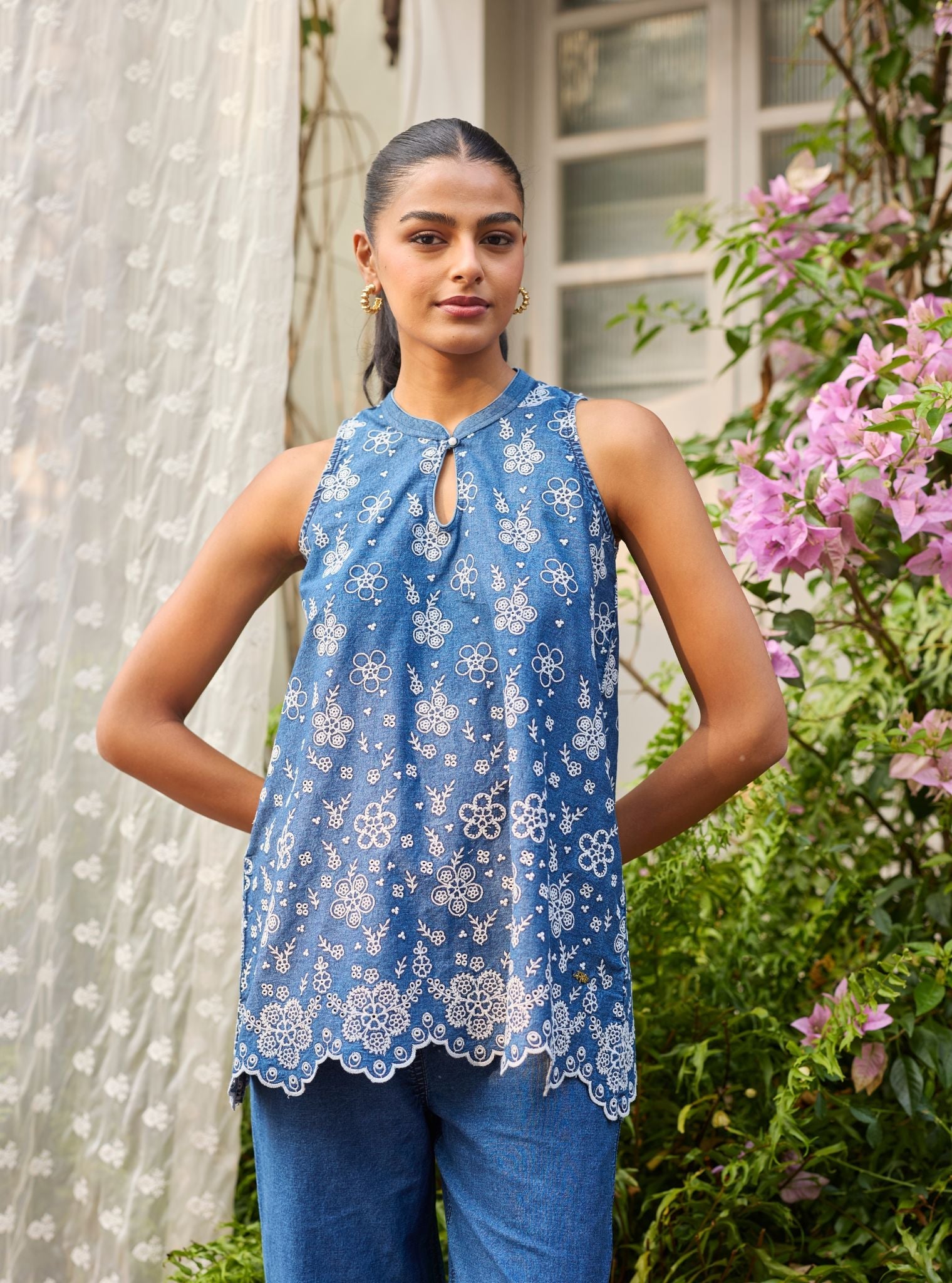 Dhvani Denim Co-ord Set