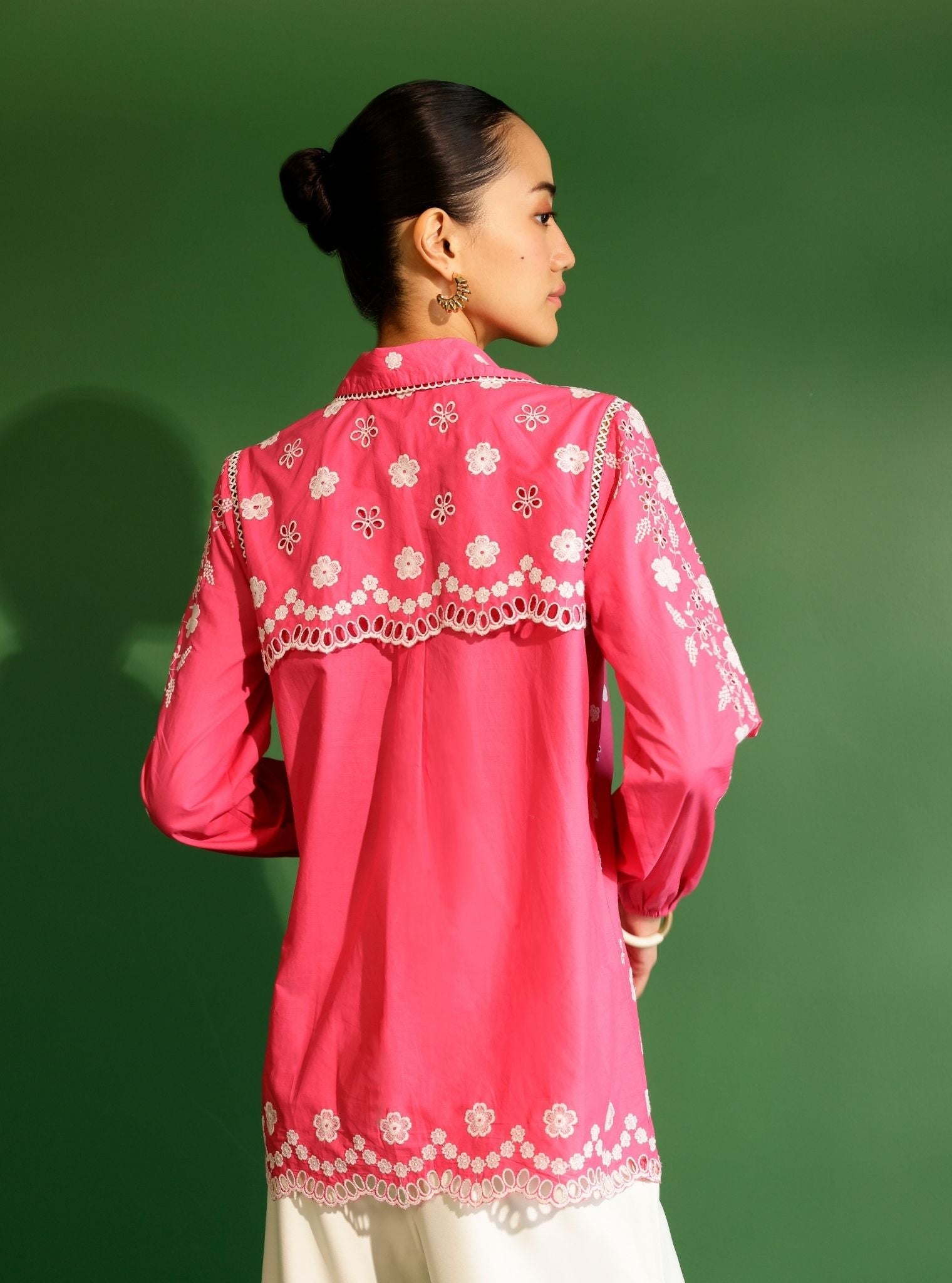 Blaine Supima Cotton Fuschia Shirt