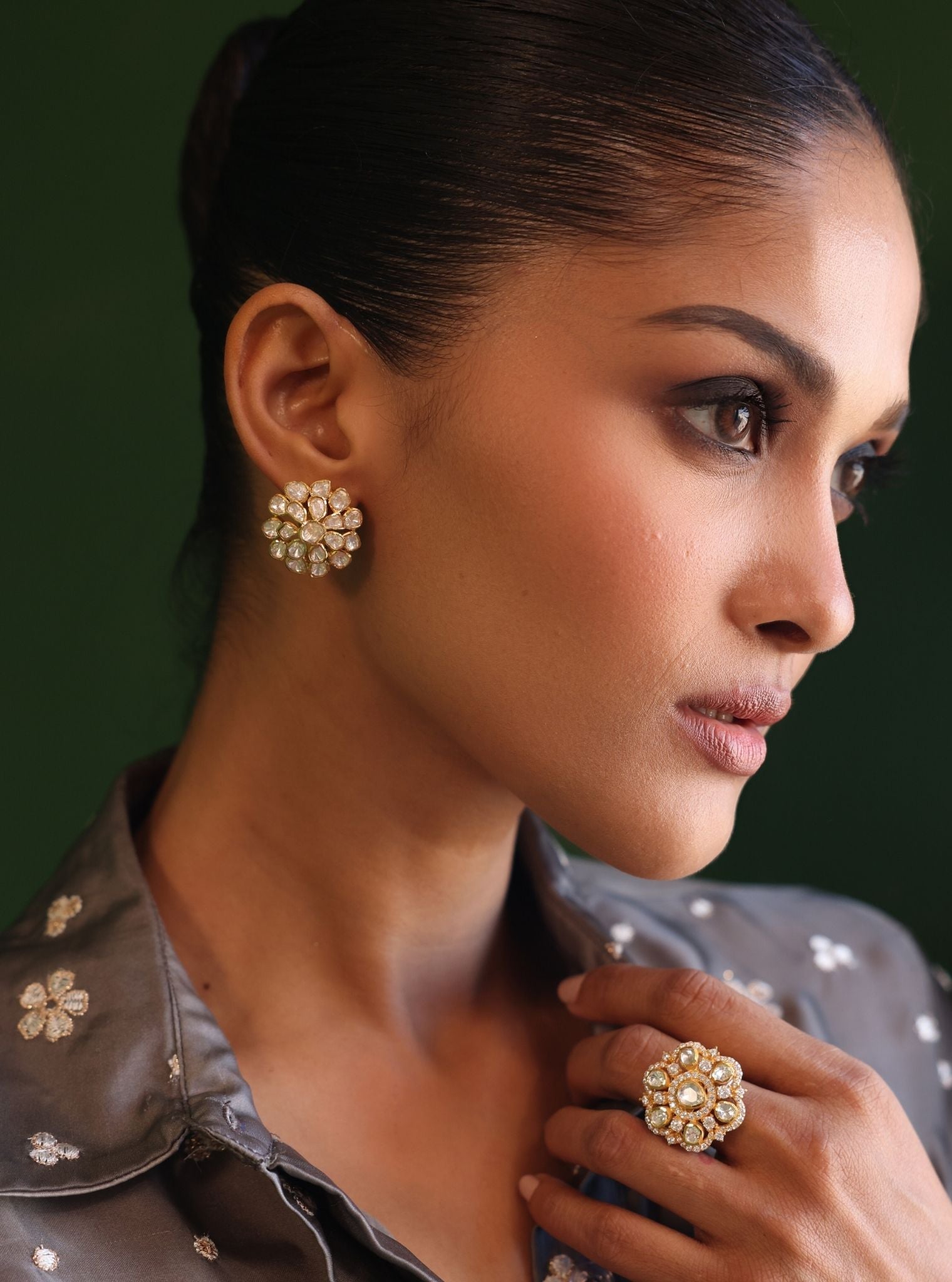 Pure Silver Arya Studs