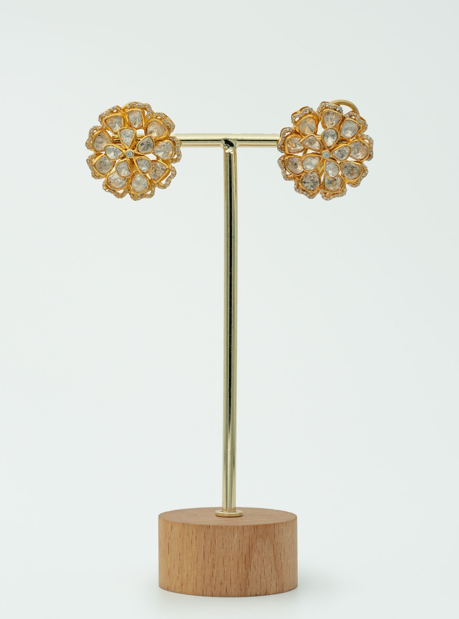 Pure Silver Falah Studs