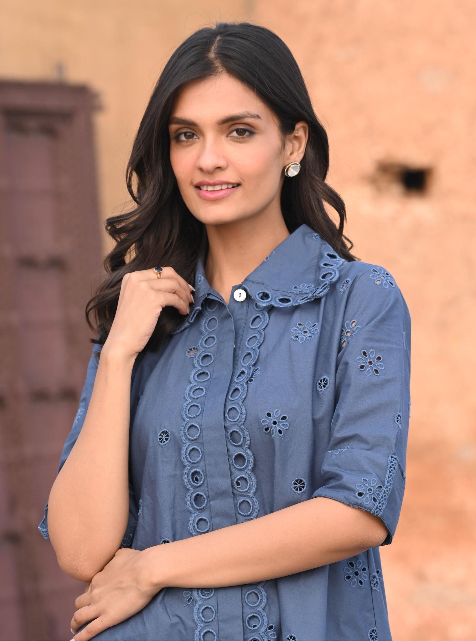 Carlisle Supima Cotton Navy Co-ord Set