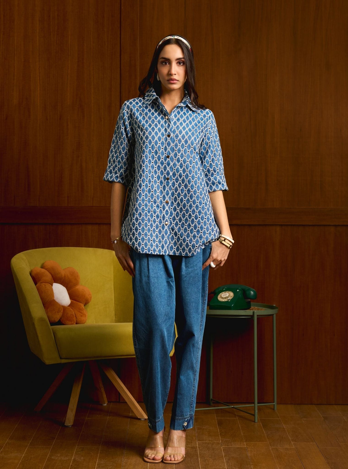 Tiri Denim White Shirt