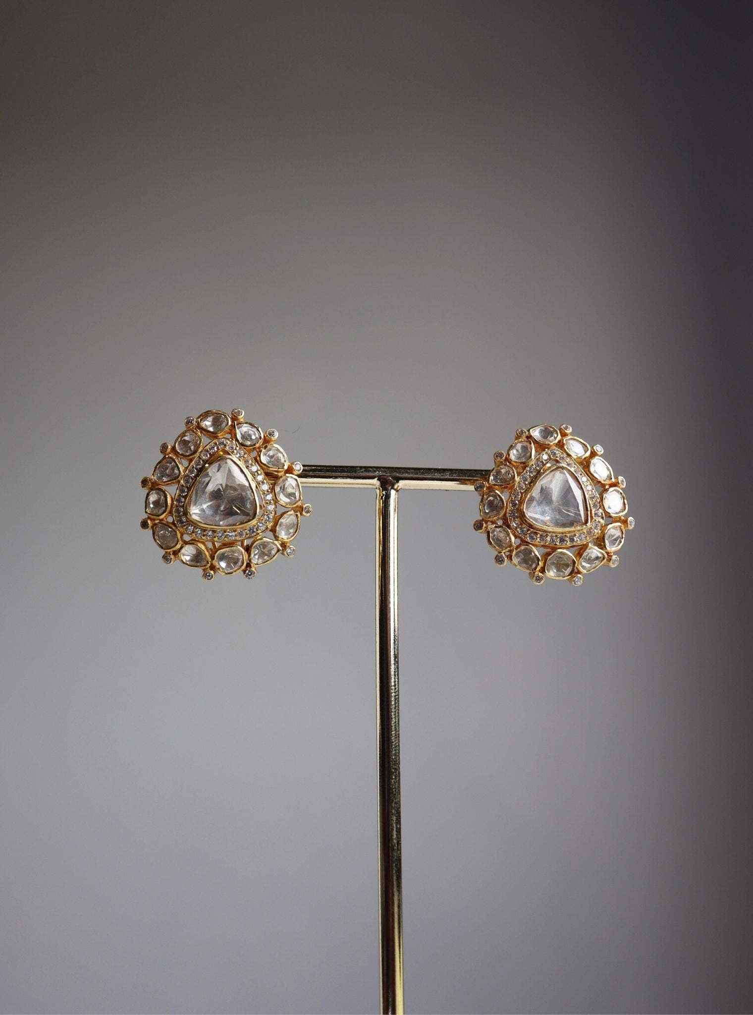 Pure Silver Rani Studs