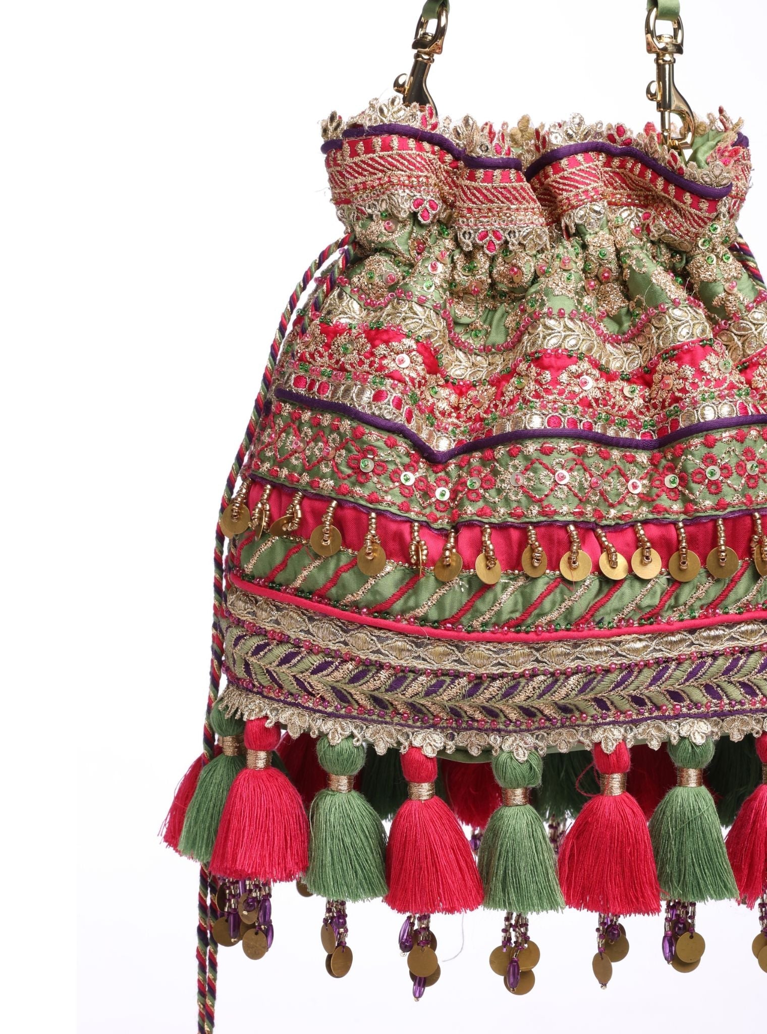 Moana Fushia Potli Bag