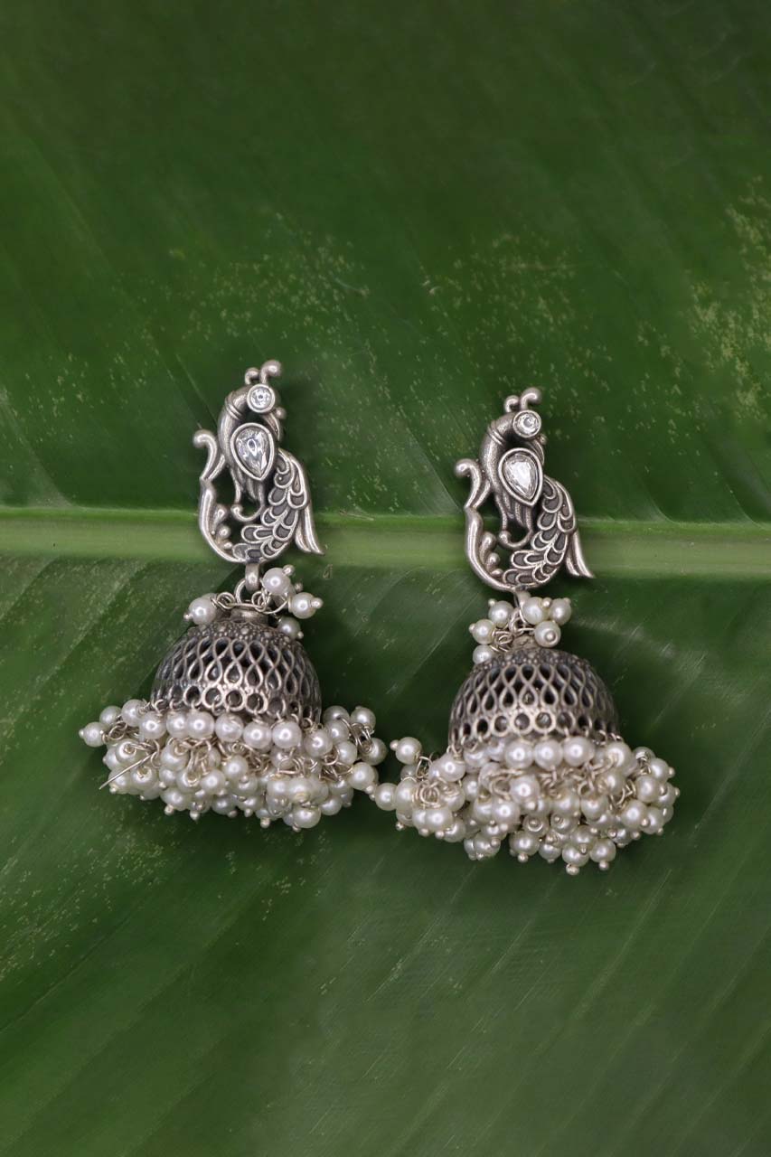 Pure Silver Imara Jhumka
