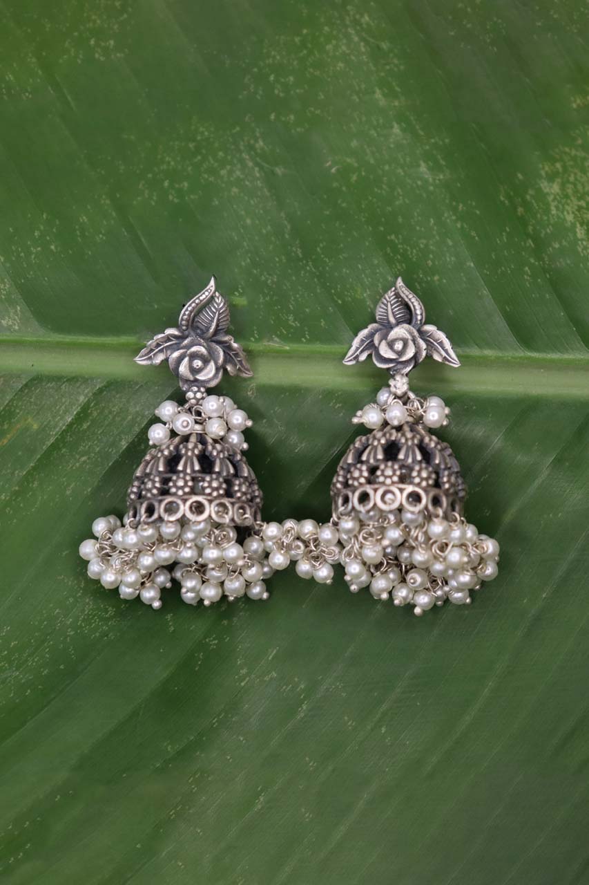 Pure Silver Valli Jhumki