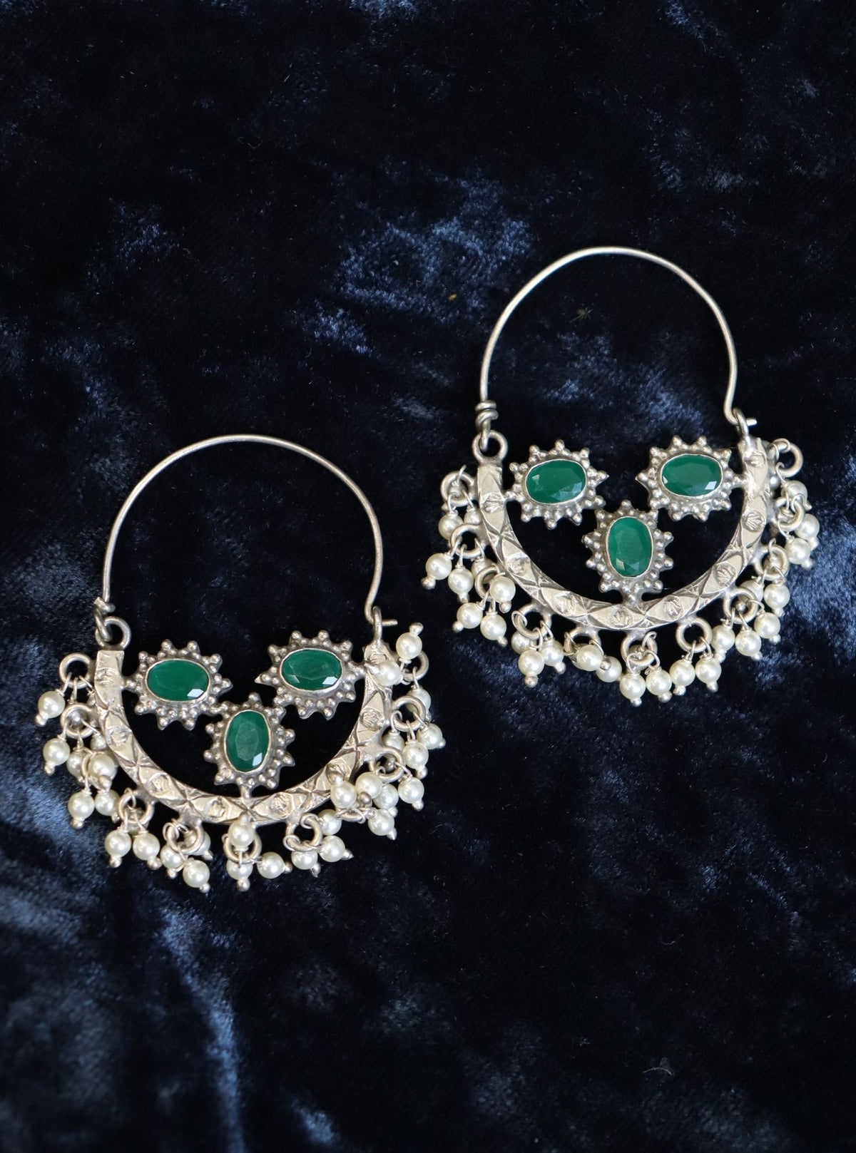 Pure Silver Nithya Green Bali
