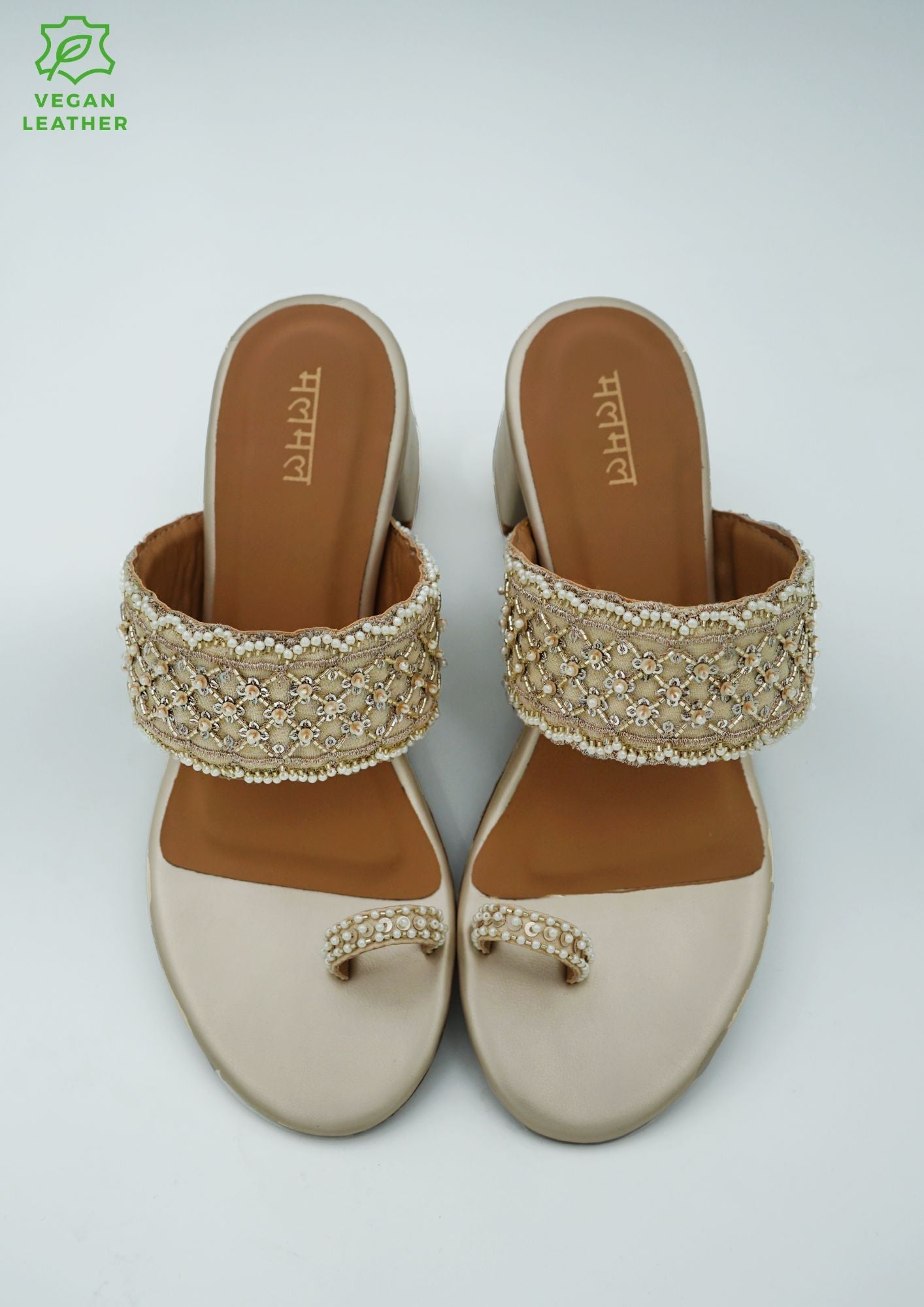 Noor Gold Vegan Kohla Heel