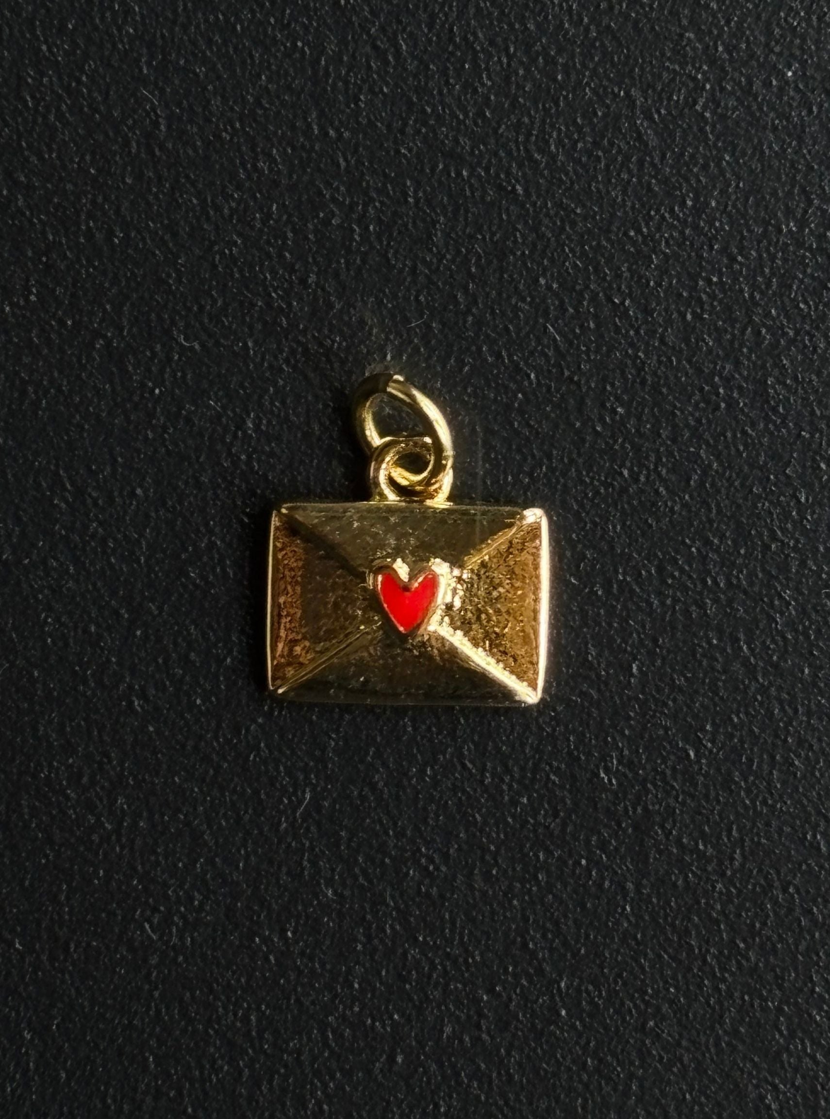 Heart Envelope Charm