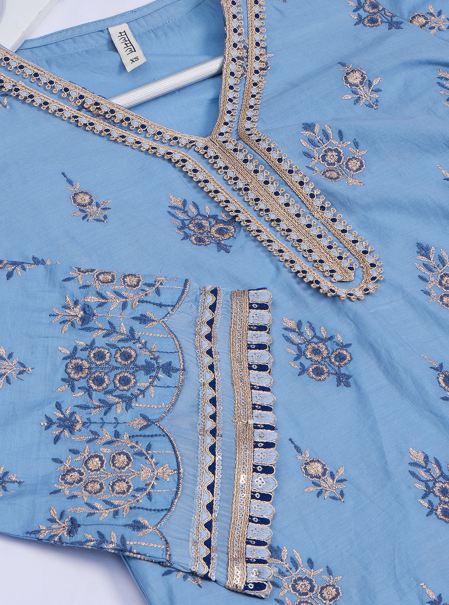 Amaltas Supima Cotton Dark Blue Kurta Set