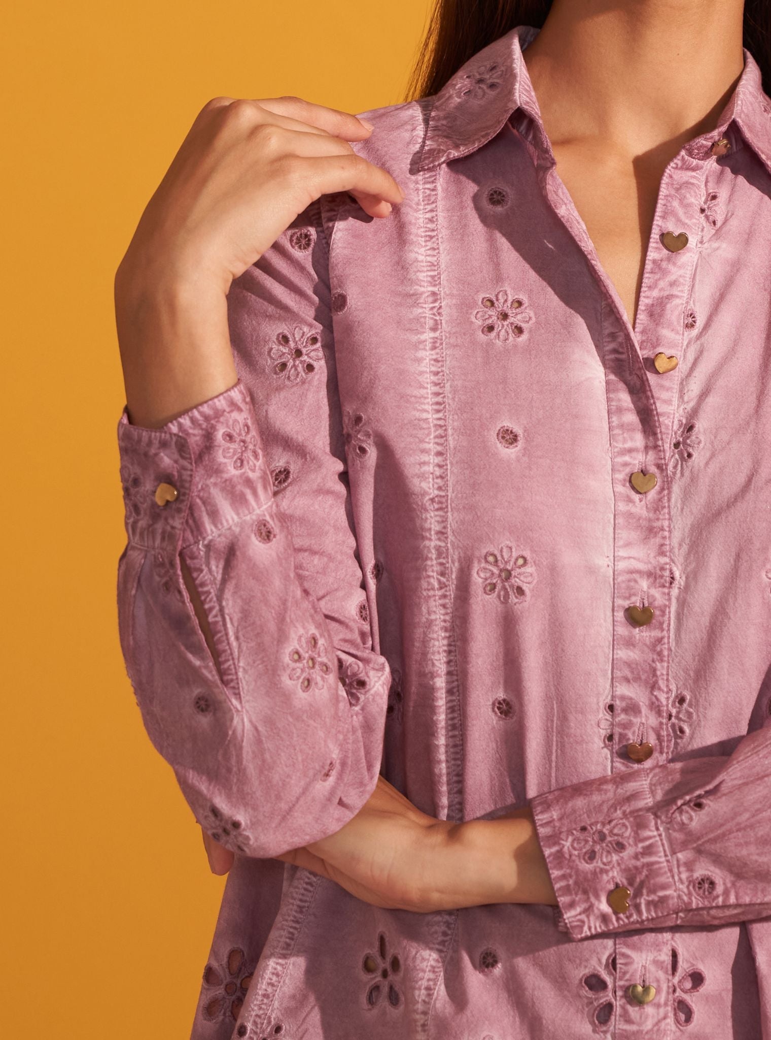 Darcy Supima Cotton Lilac Co-ord Set