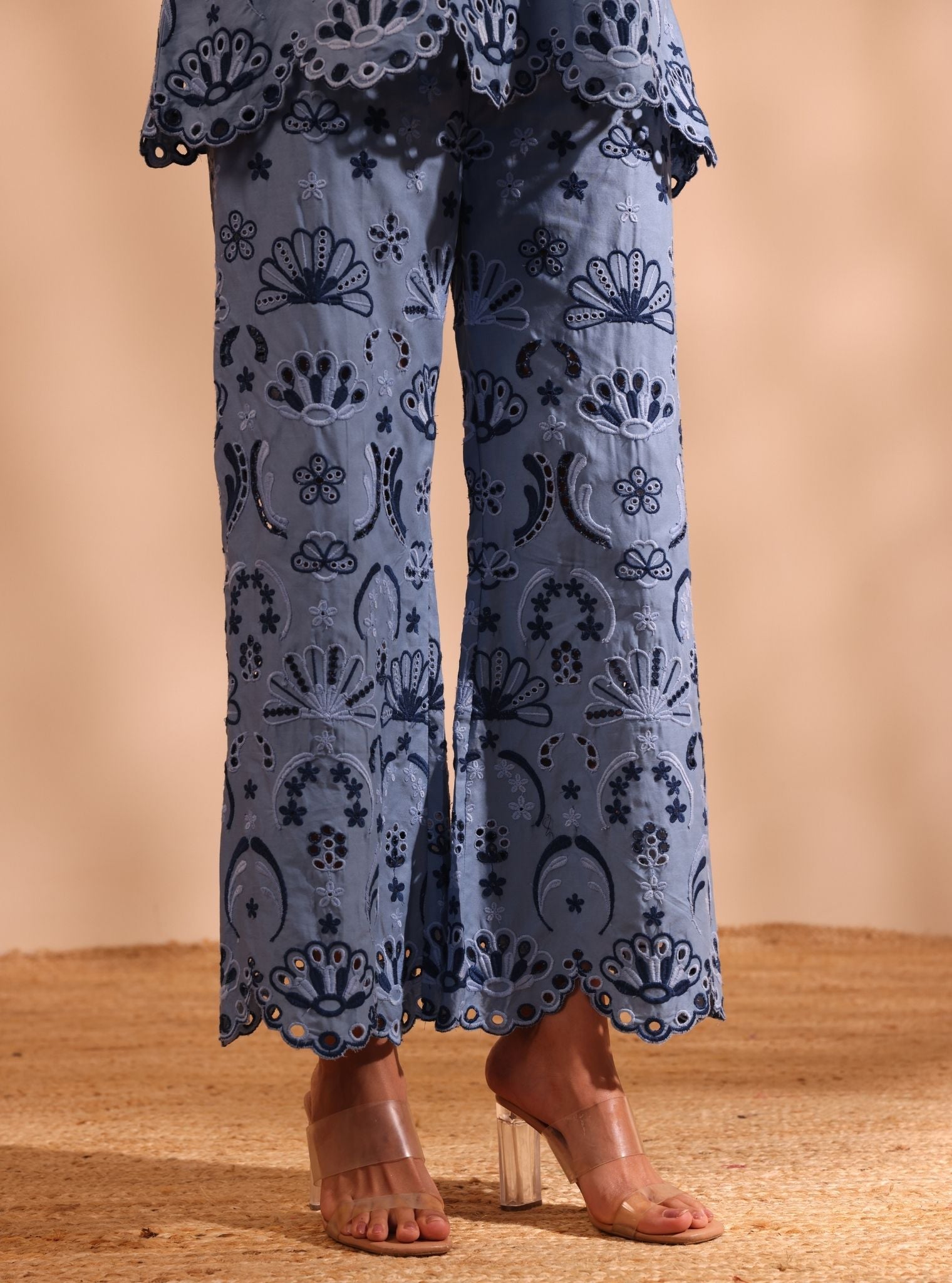 Shaya Supima Cotton Blue Co-ord Set