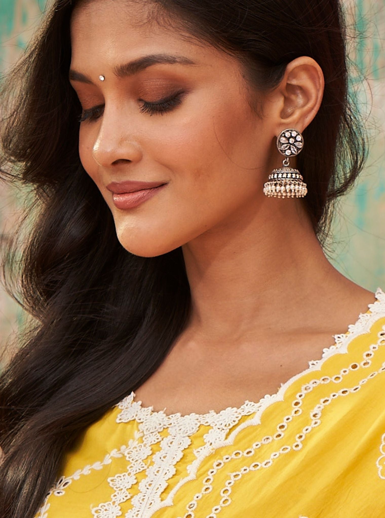 Pure Silver Chhavi Earrings