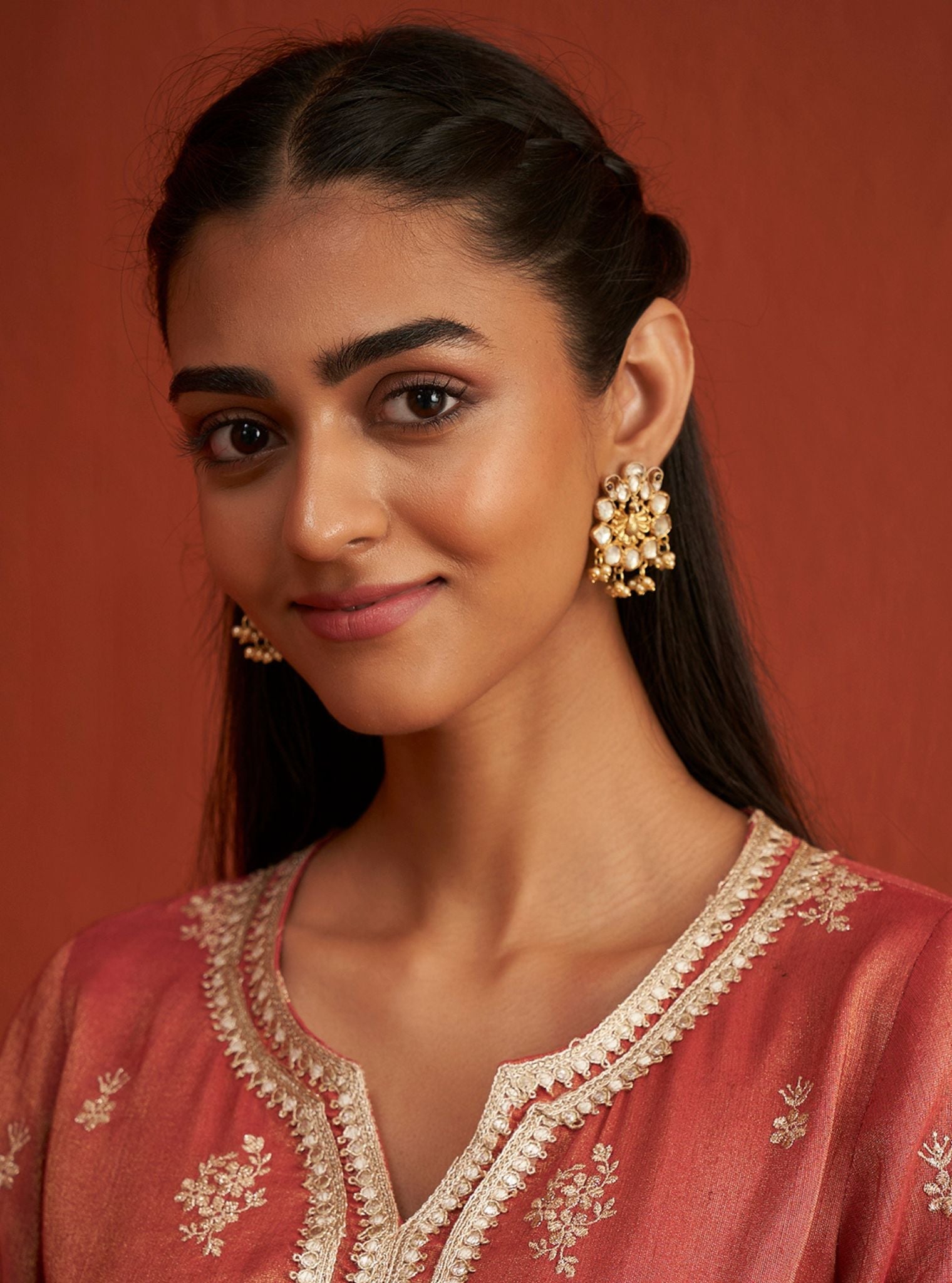 Pure Silver Mrina Studs