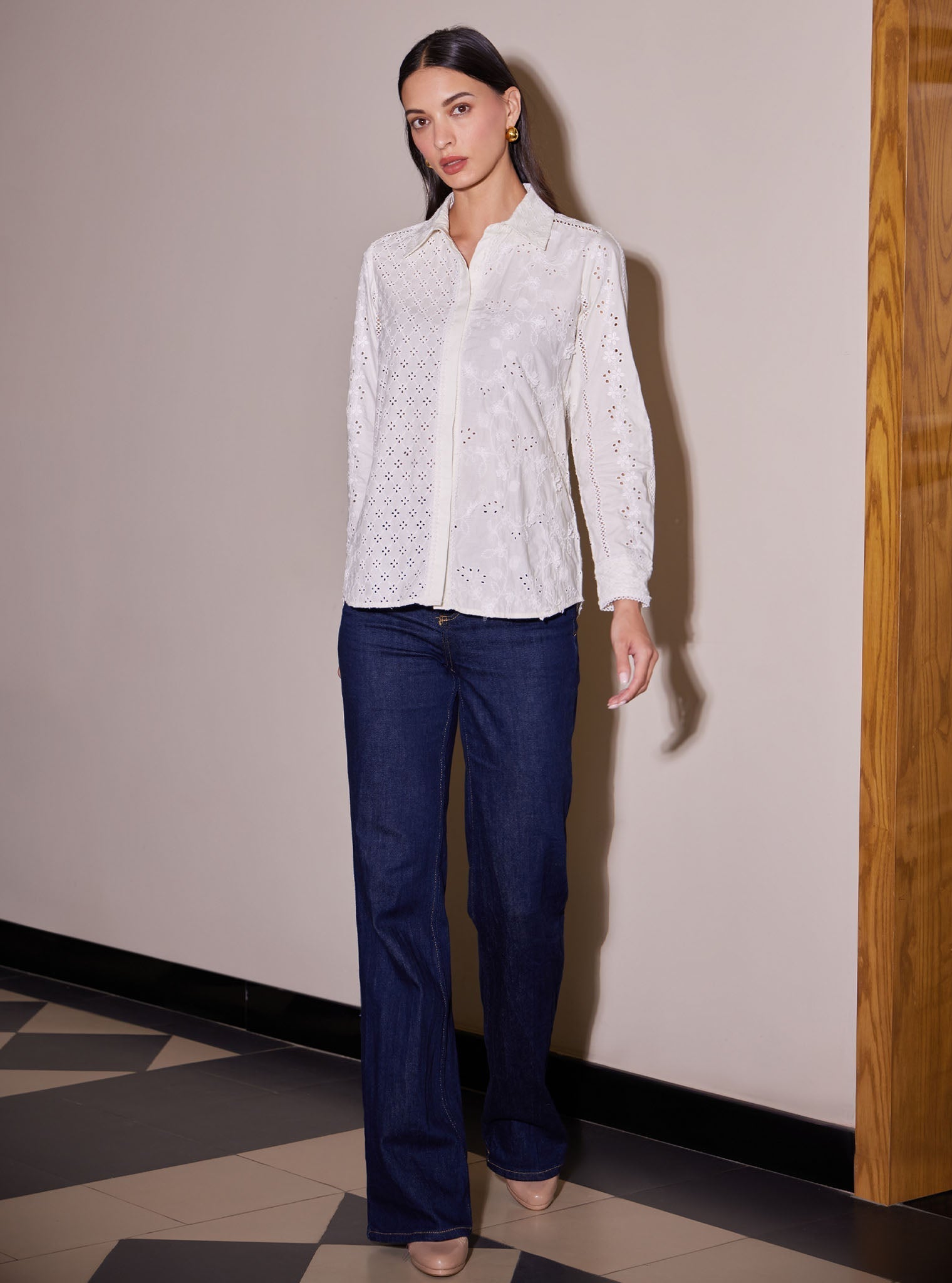 Clio Supima Cotton White Shirt