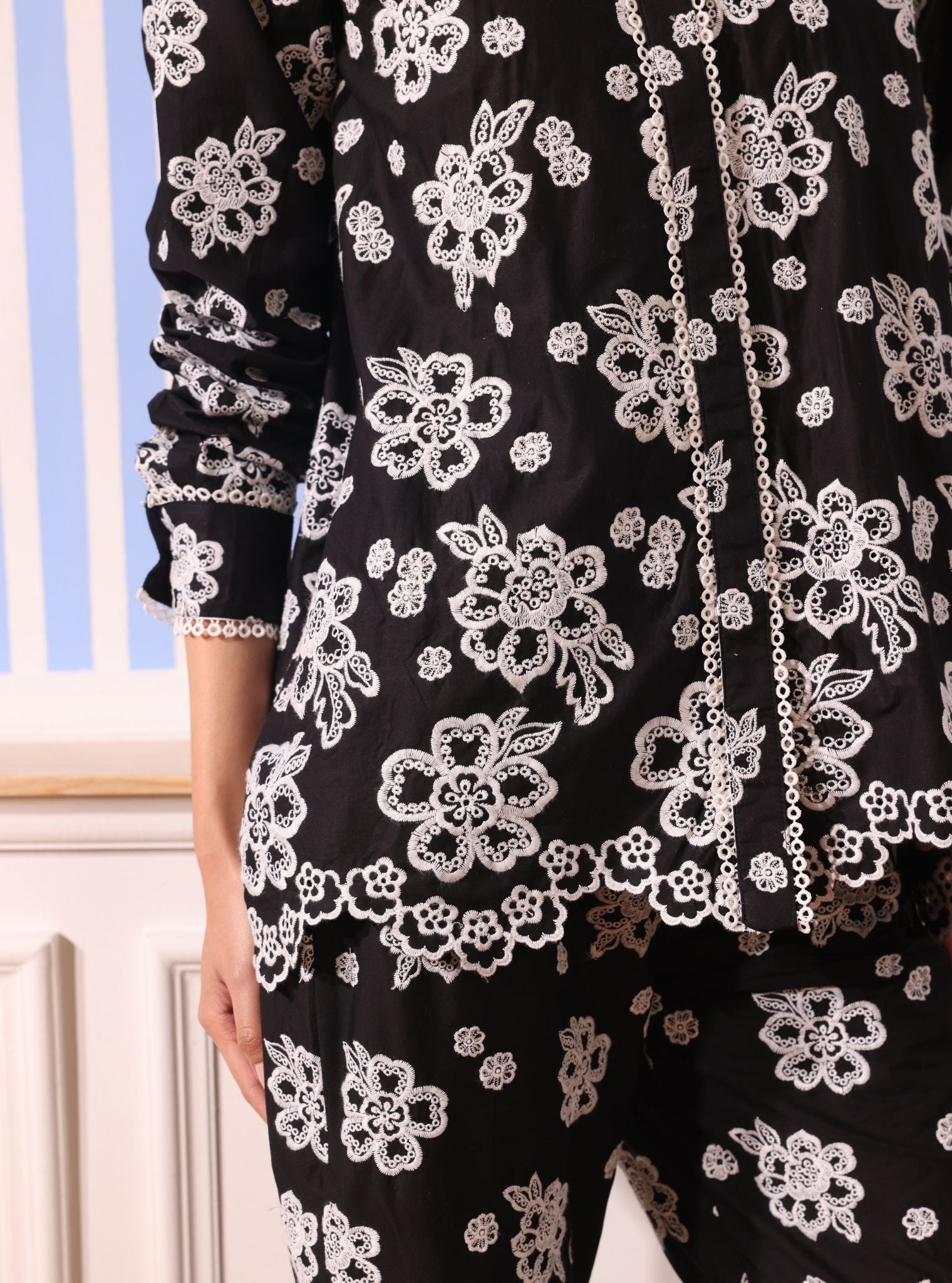 Felix Supima Cotton Black Co-ord Set