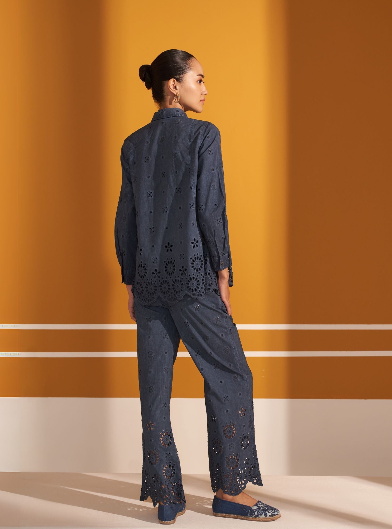 Darcy Supima Cotton Navy Co-ord Set