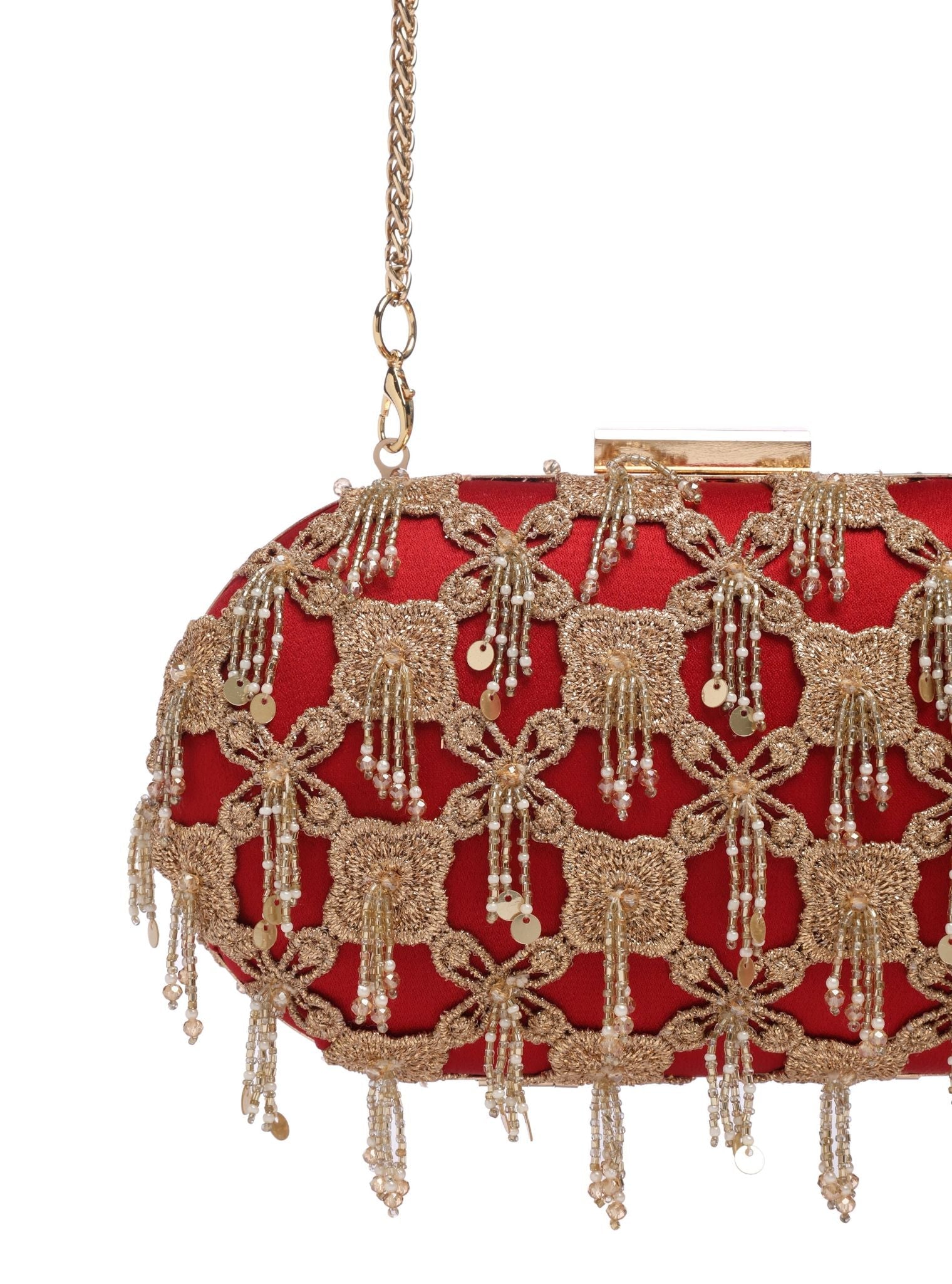 Little Red Clutch Bag