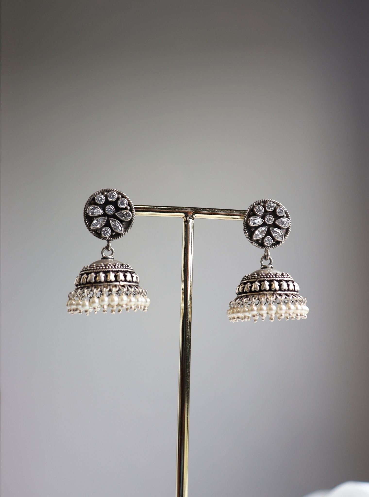 Pure Silver Chhavi Earrings