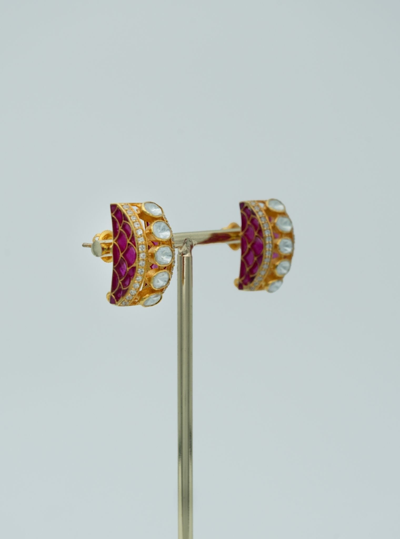 Pure Silver Aish Studs