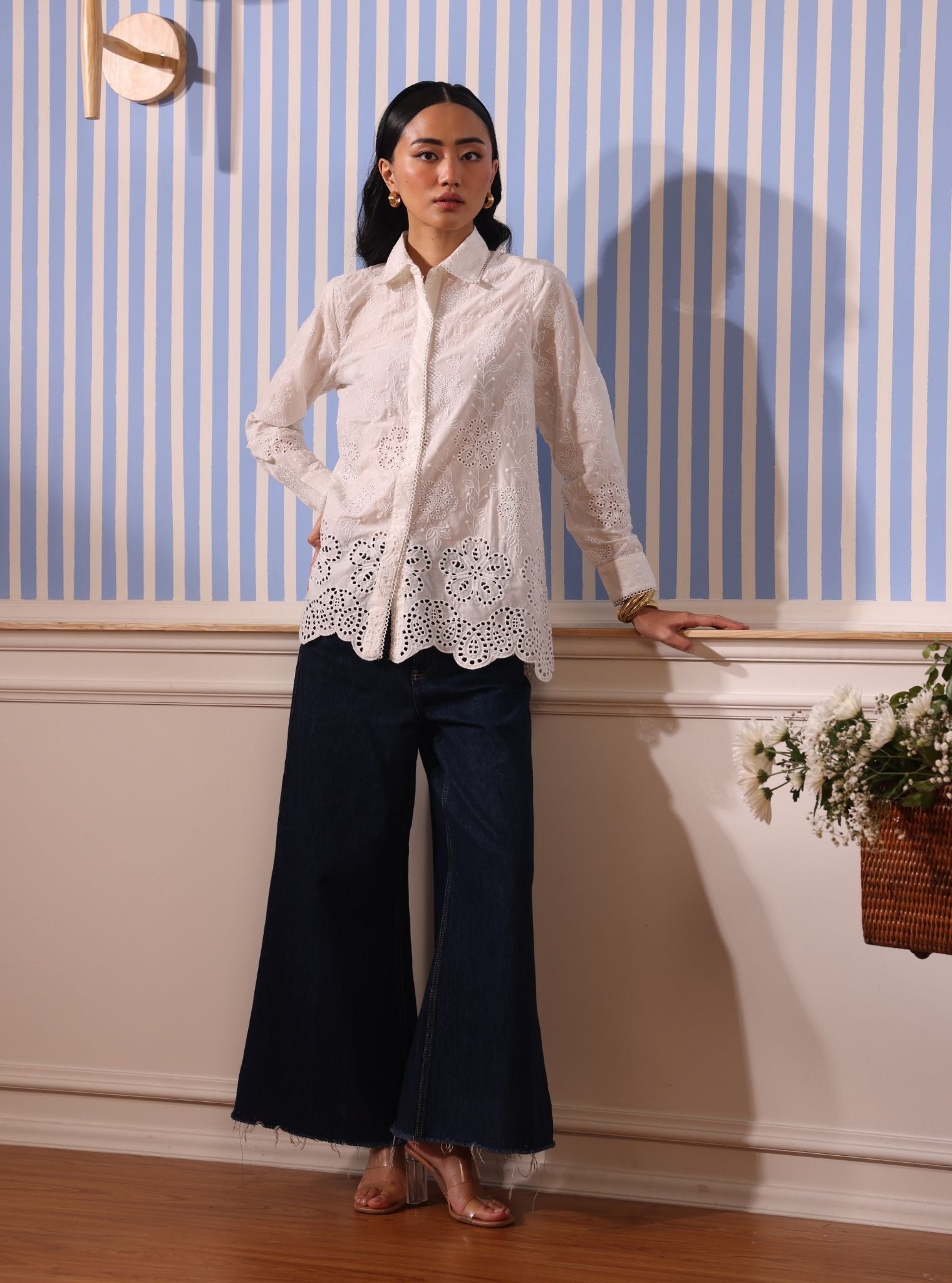Romy Supima Cotton White Shirt