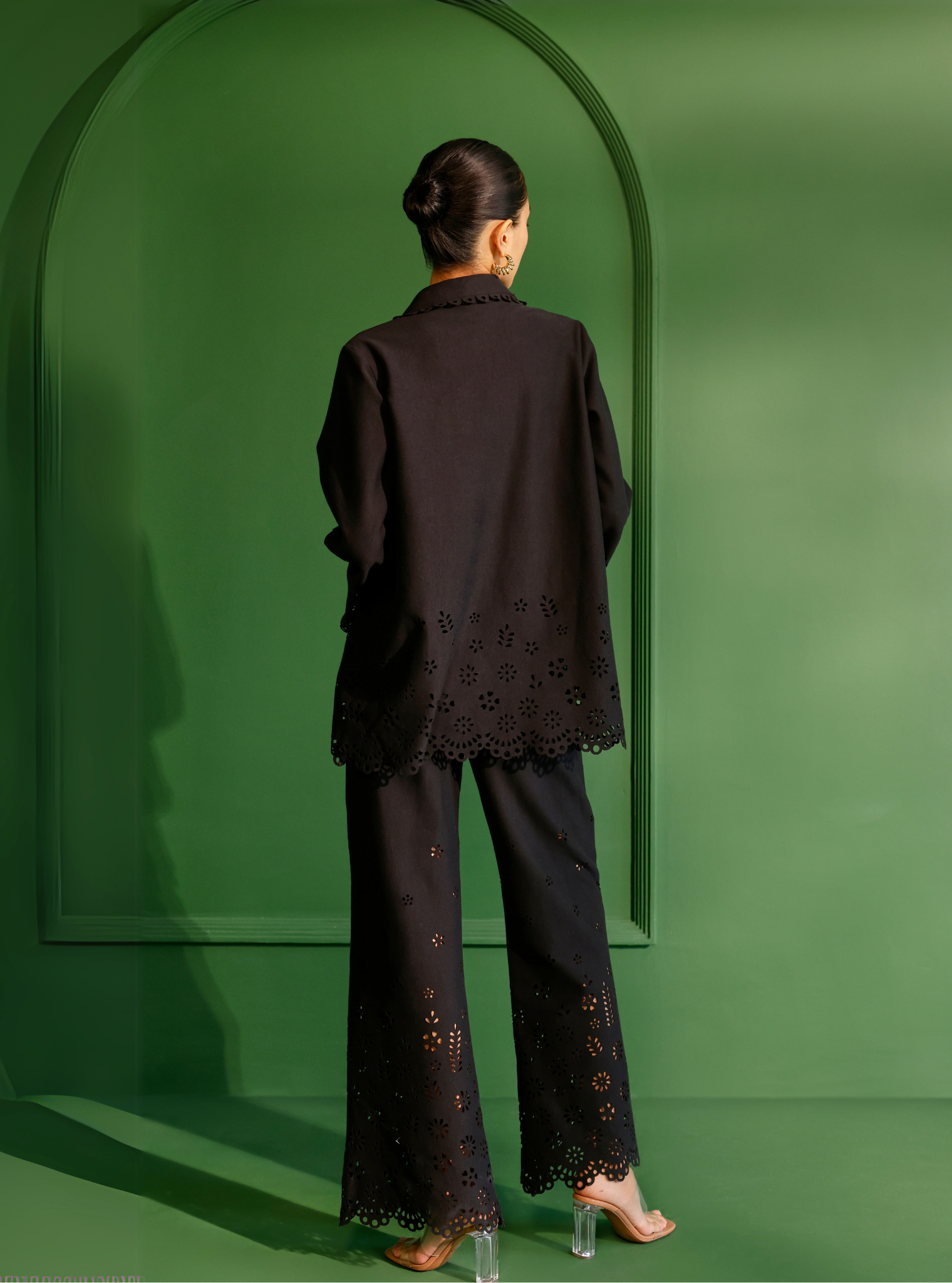 Mayfair Spacer Black Co-ord Set