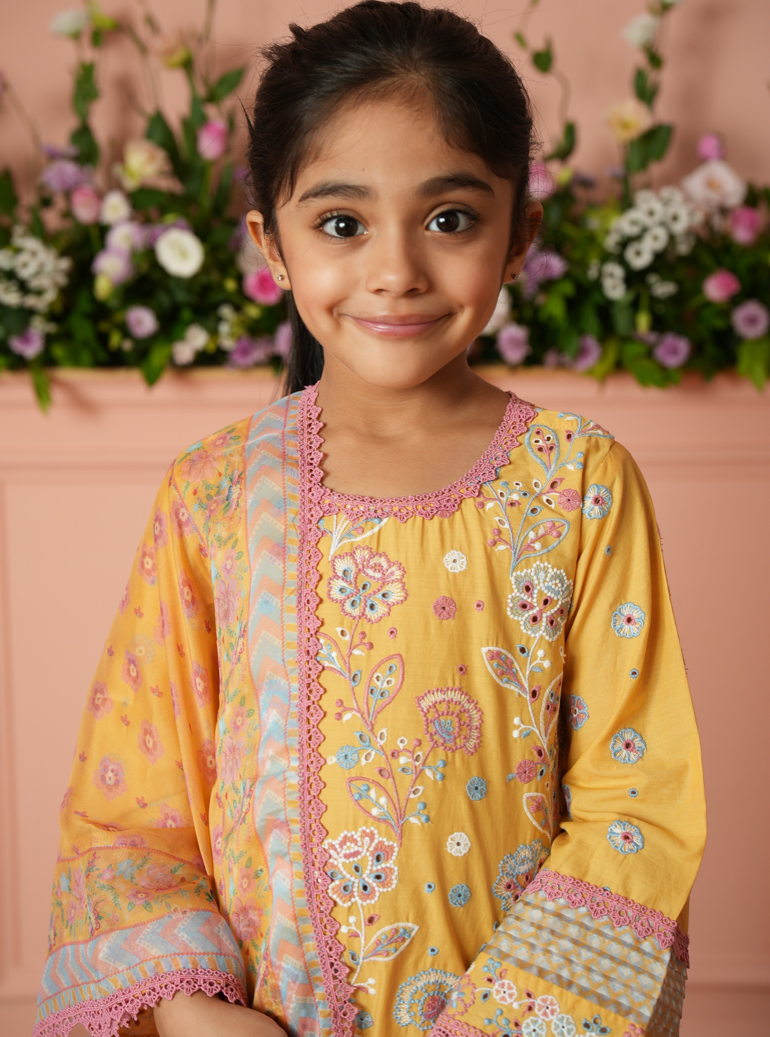 Revina Supima Cotton Mustard Kurta Set