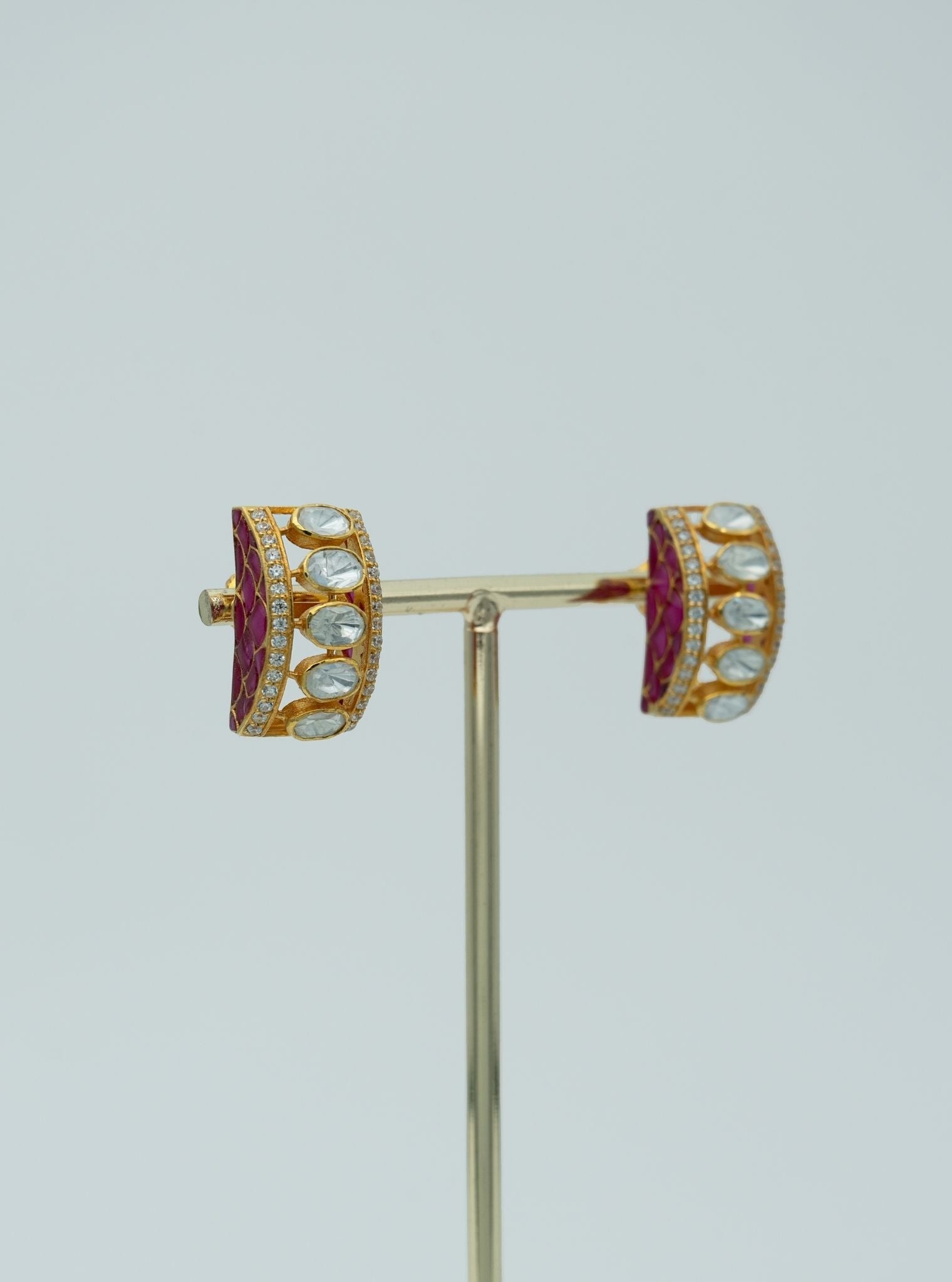 Pure Silver Aish Studs