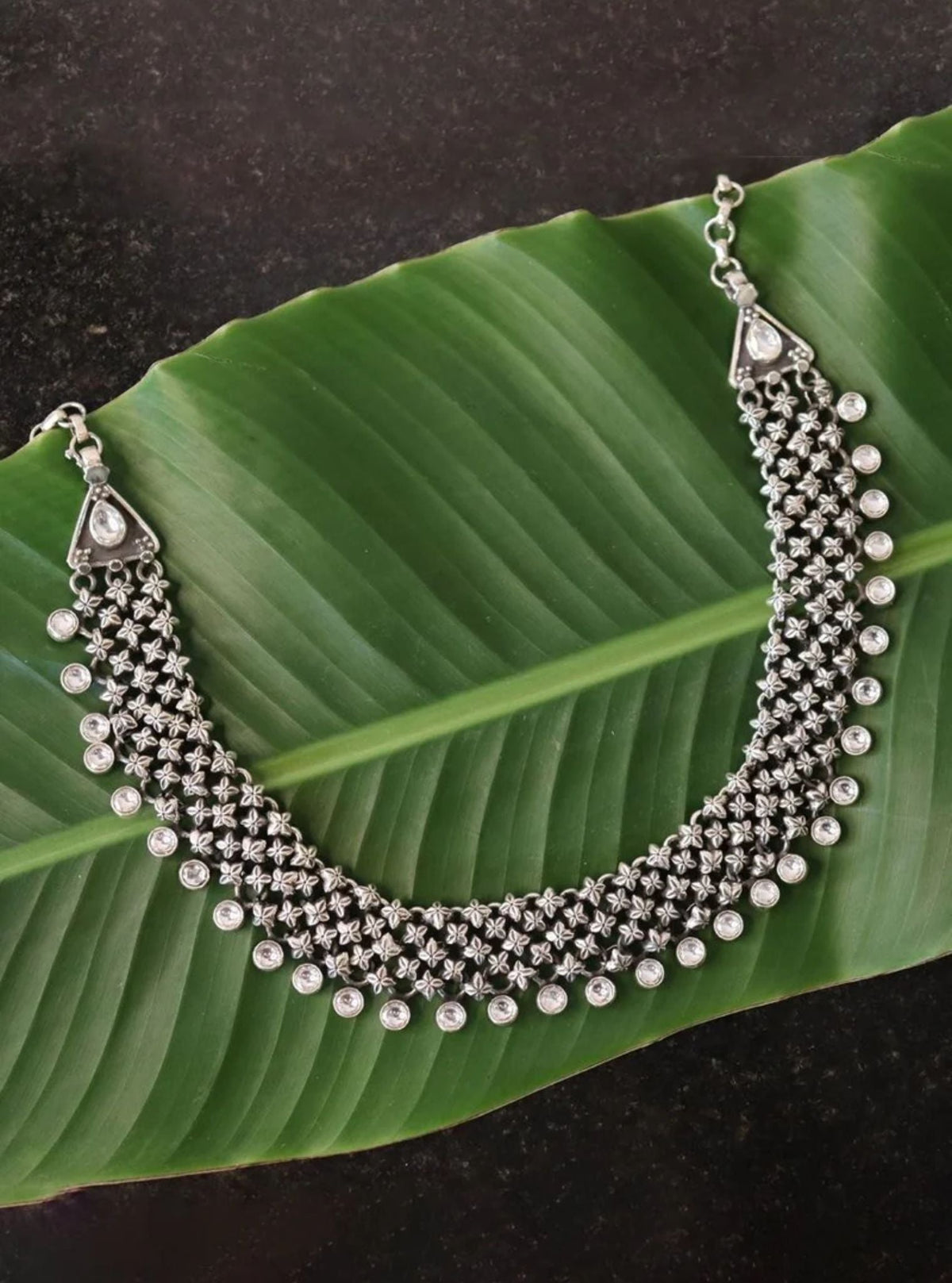 Pure Silver Ekani Necklace