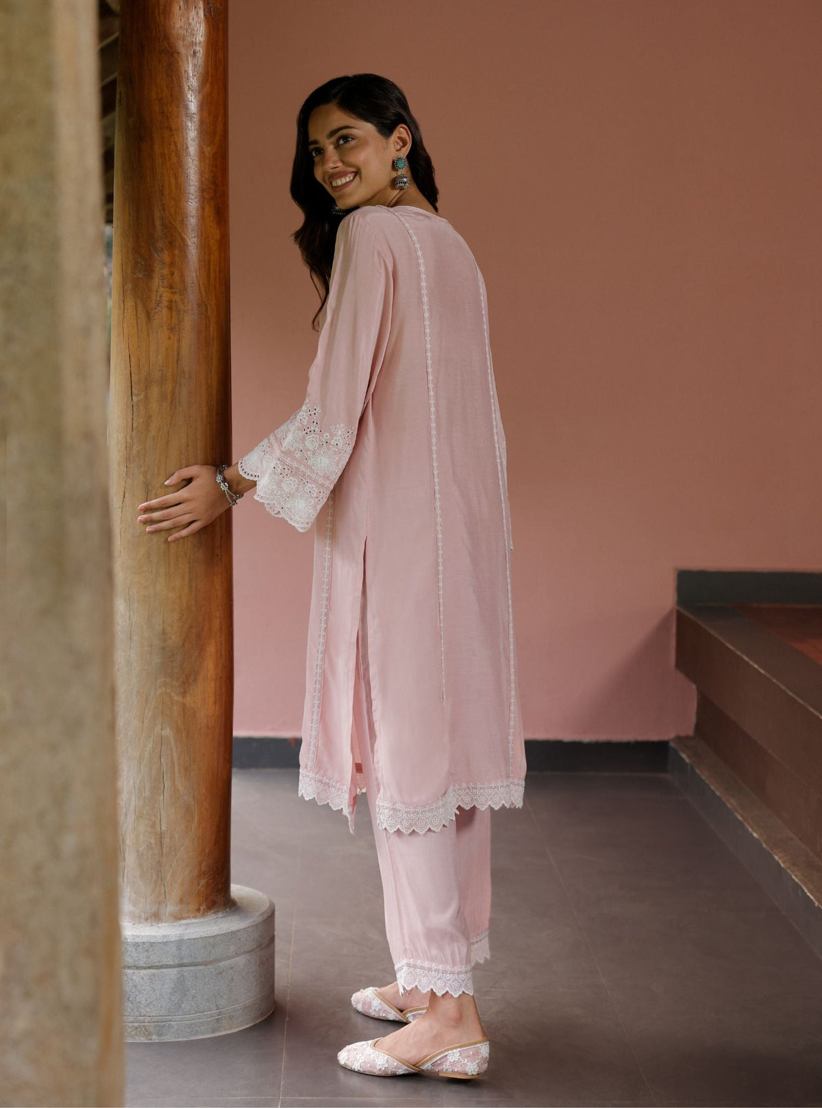 Mandara Lawn Pink Kurta Set