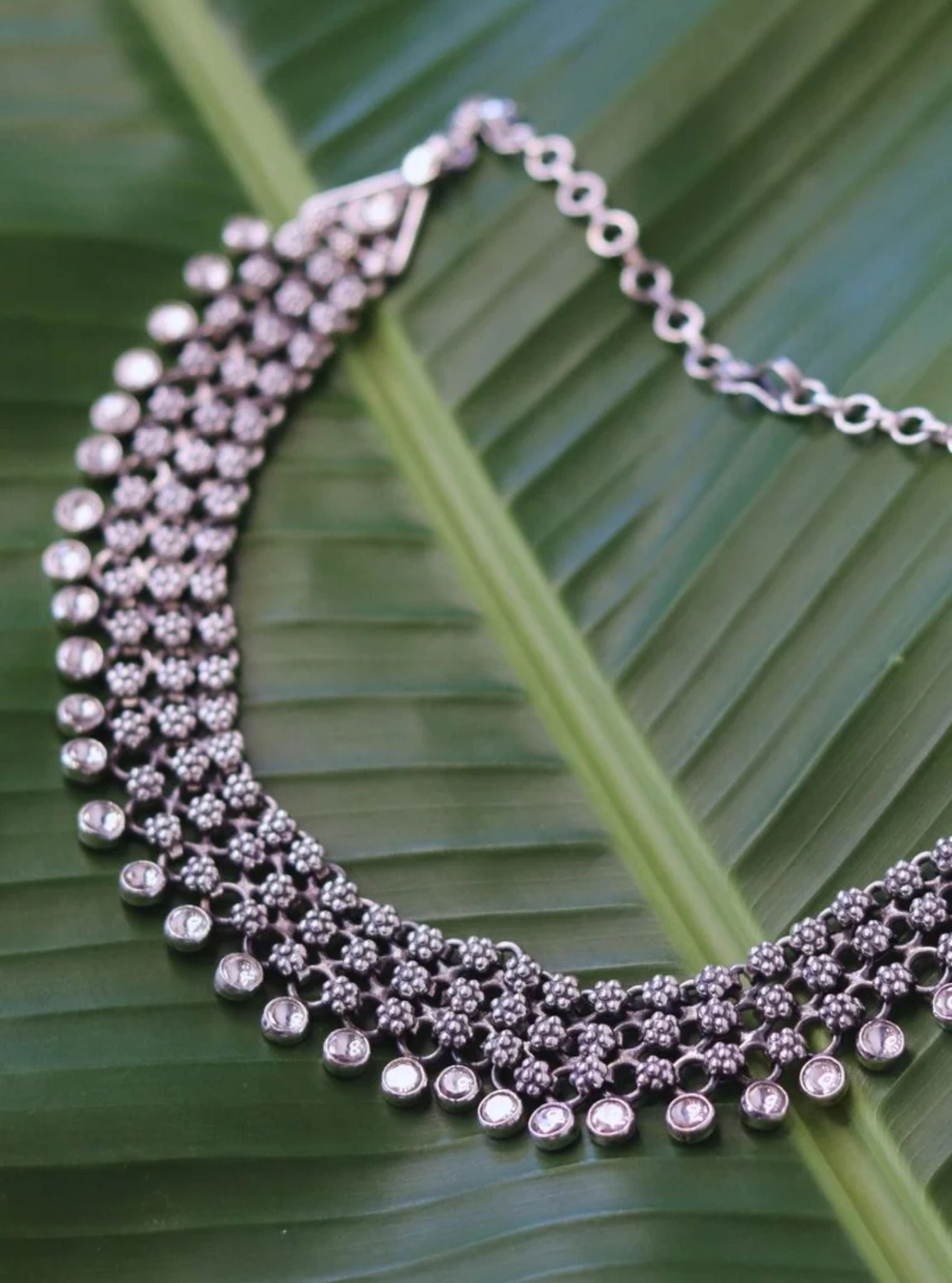 Pure Silver Ekani Necklace